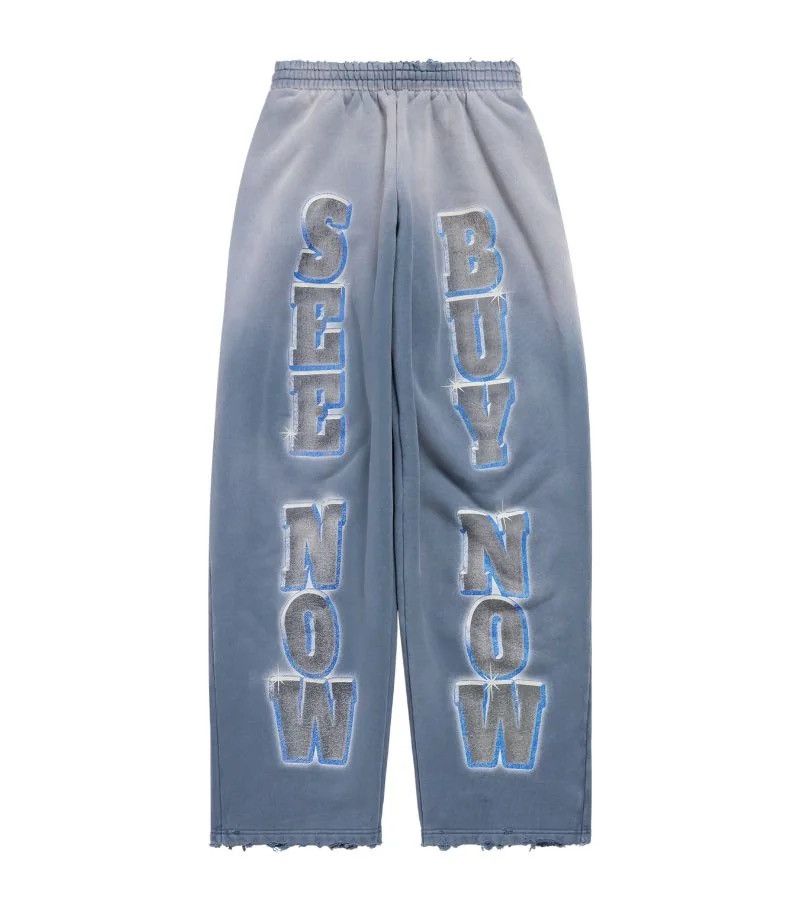 Balenciaga BALENCIAGA See Now Distressed Sweatpants Size US 30 / EU 46 - 1 Thumbnail
