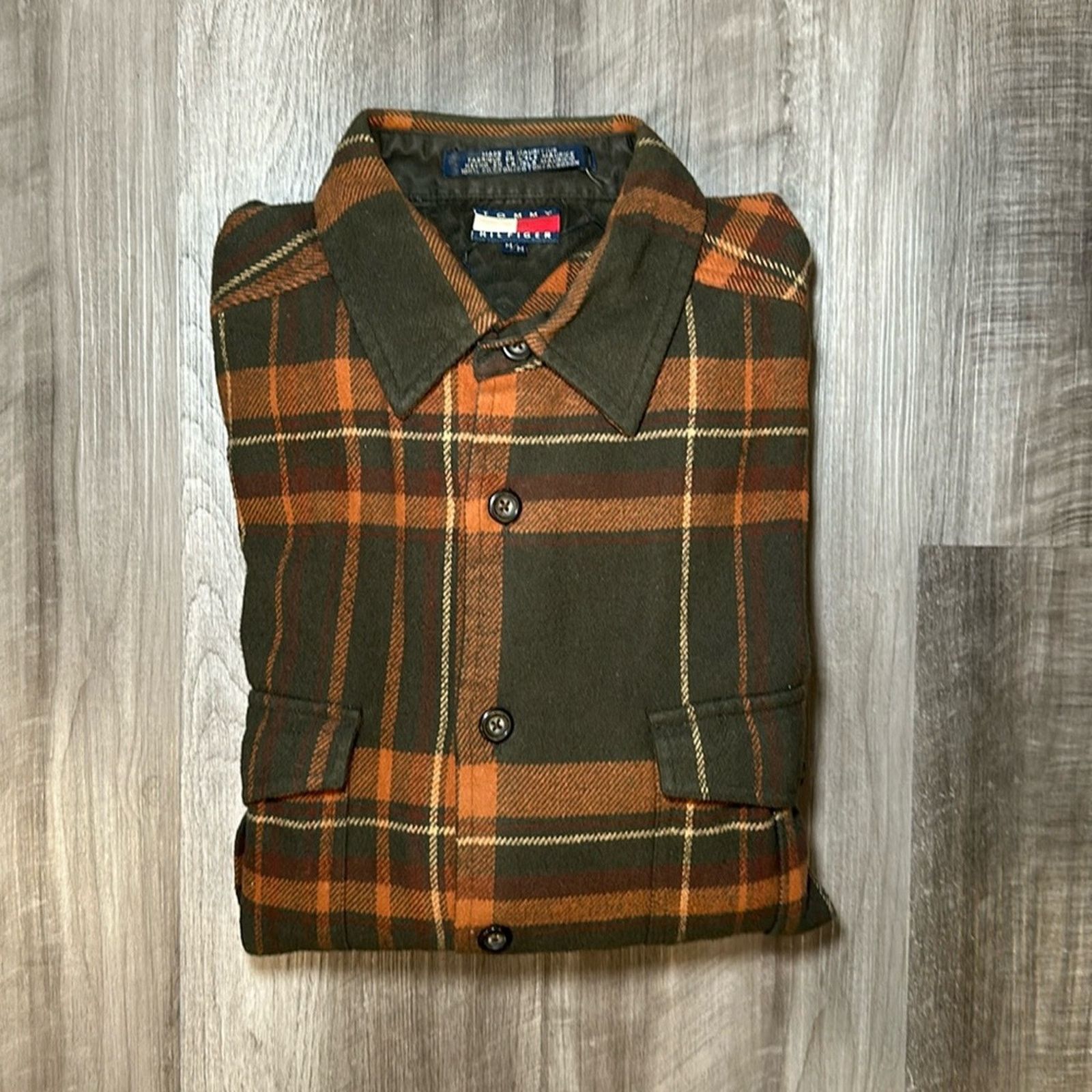Tommy Hilfiger Tommy Hilfiger Heavy Flannel Long Sleeve - Medium Size US M / EU 48-50 / 2 - 1 Thumbnail