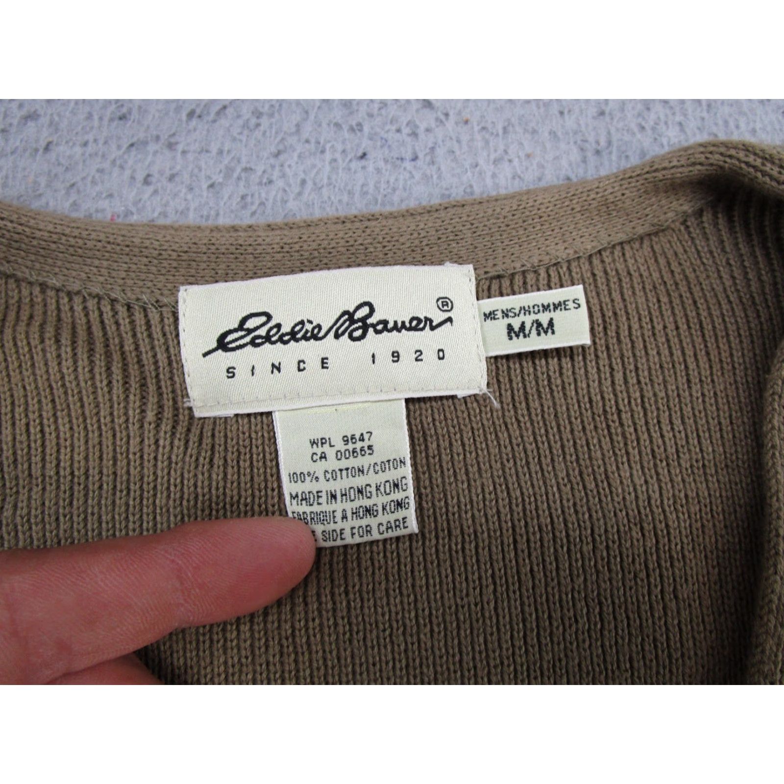 Eddie Bauer VINTAGE Eddie Bauer Mens Sweater Vest Shirt Sleeveless Button Up Knit V-Neck 90s Brown M Golf Preppy Mens Size US M / EU 48-50 / 2 - 2 Thumbnail