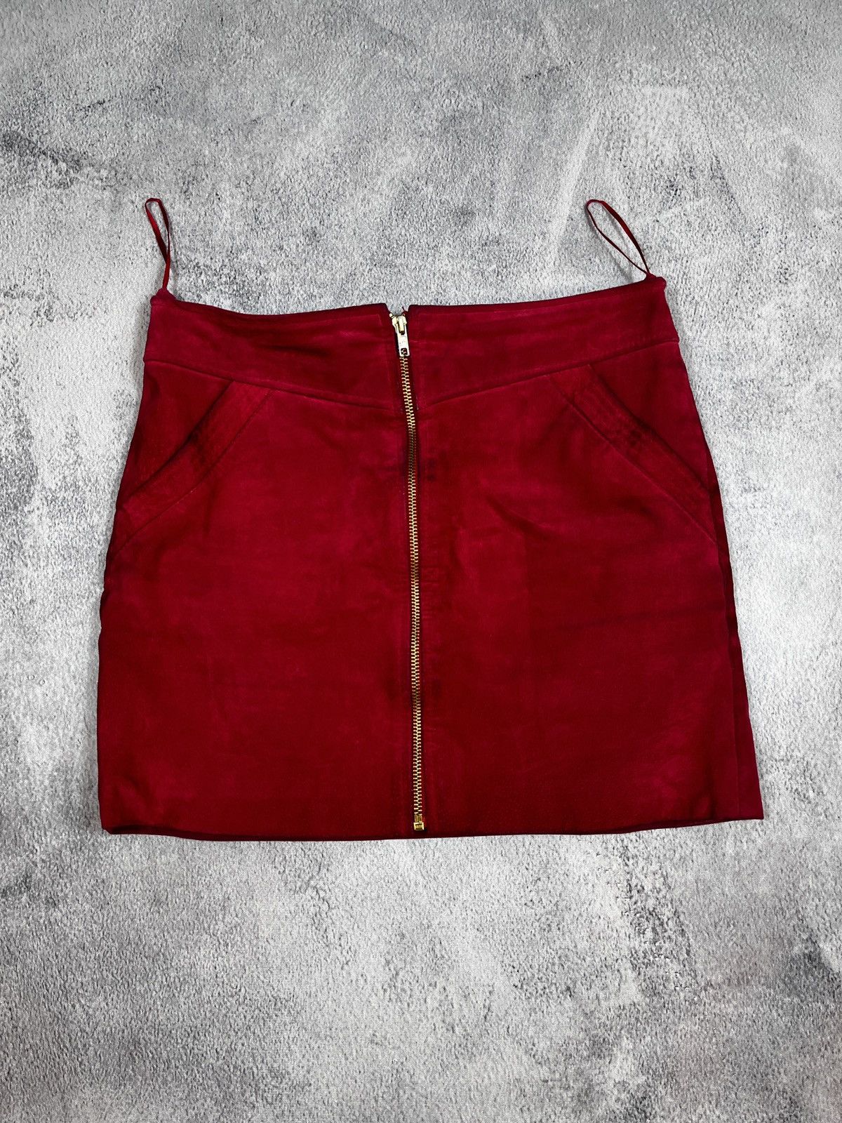 Leather × Vintage Vintage 90s Leather mini skirt retro Japanese style XS Size 28" / US 6 / IT 42 - 1 Thumbnail