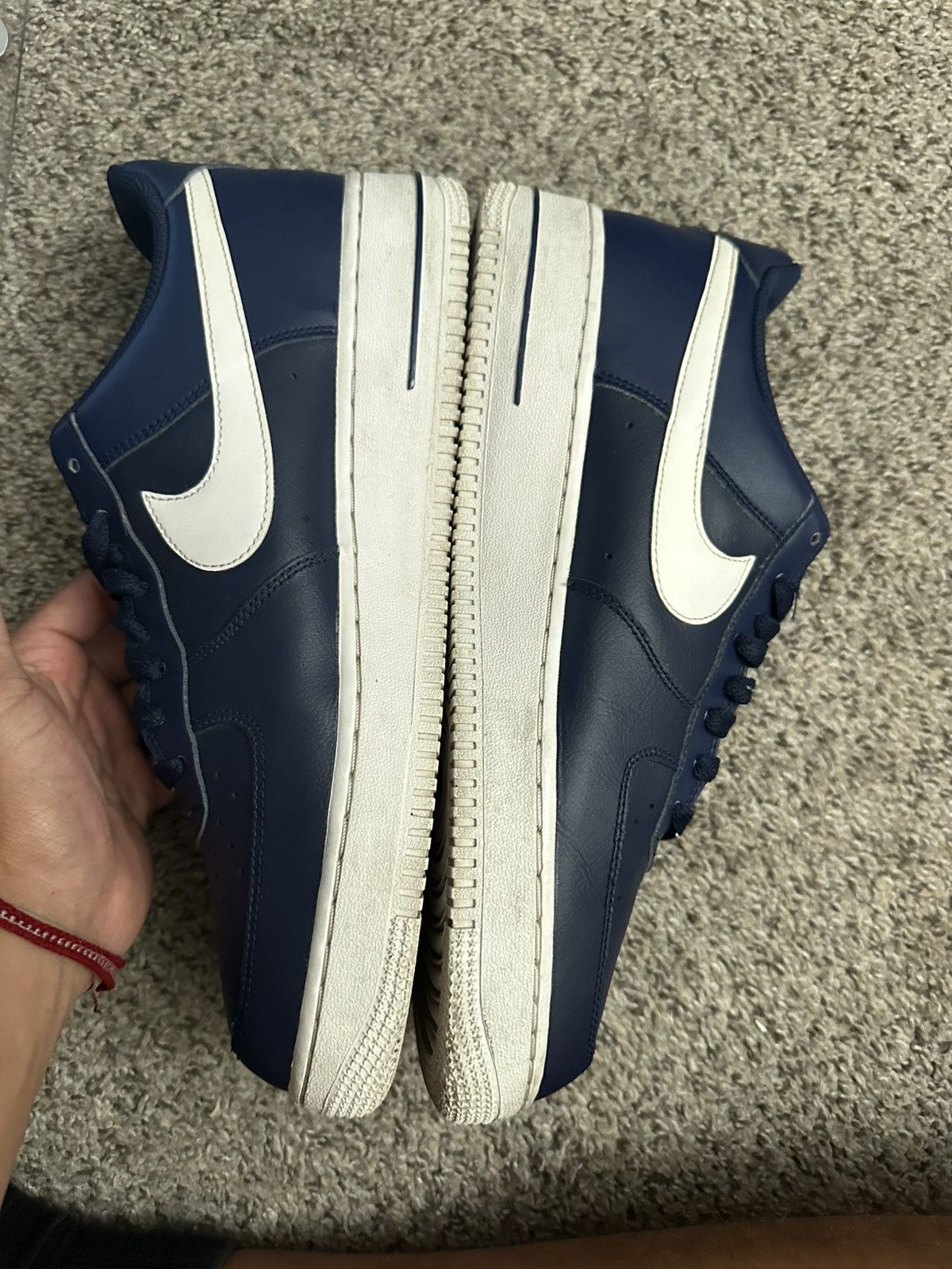 Nike Nike air force 1 obsidian blue white navy - size 11 Size US 11 / EU 44 - 9 Thumbnail