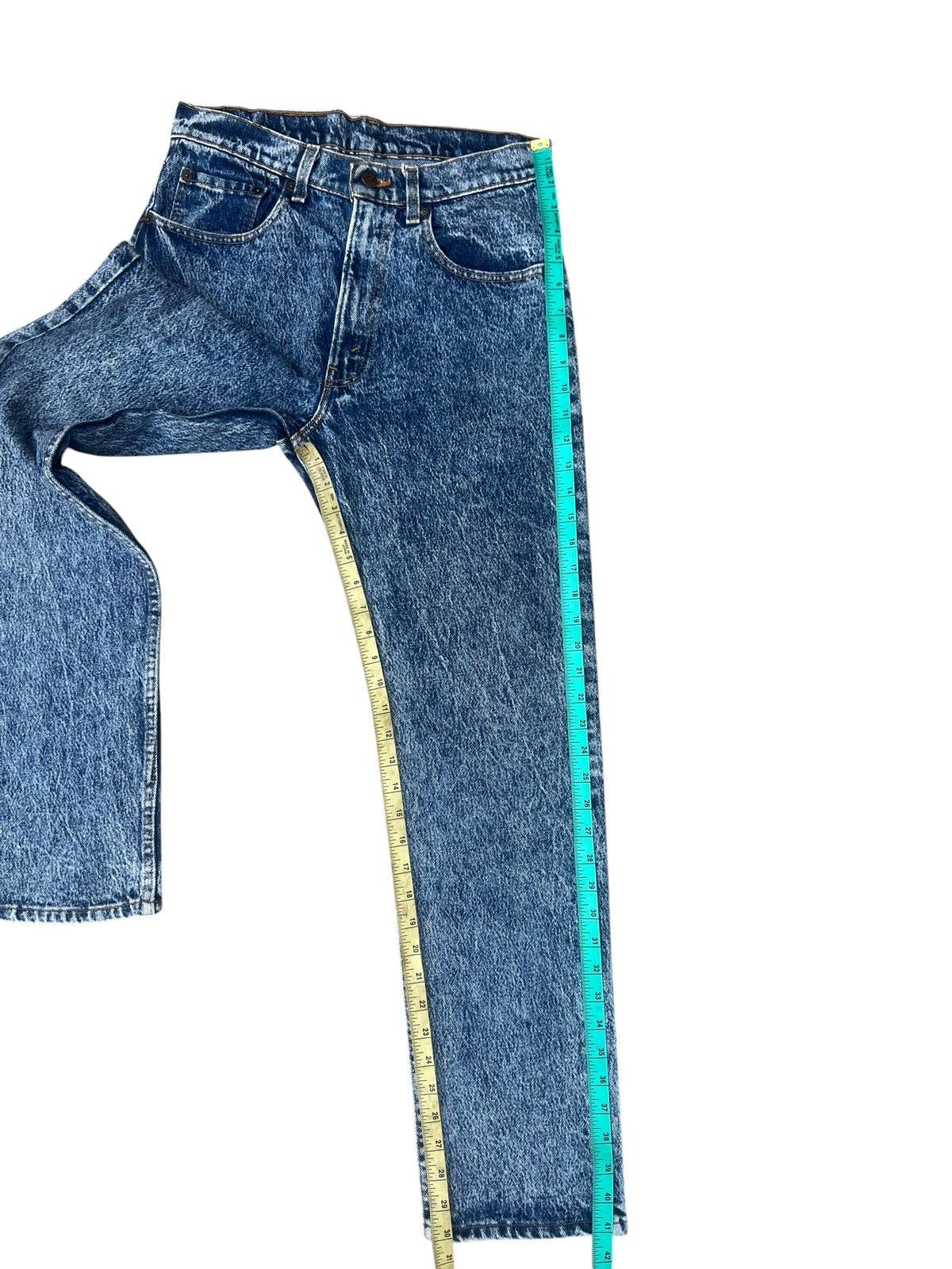 Levi's Vintage 80s Levi’s 505 Acid Wash Denim Jeans Size US 31 - 6 Thumbnail