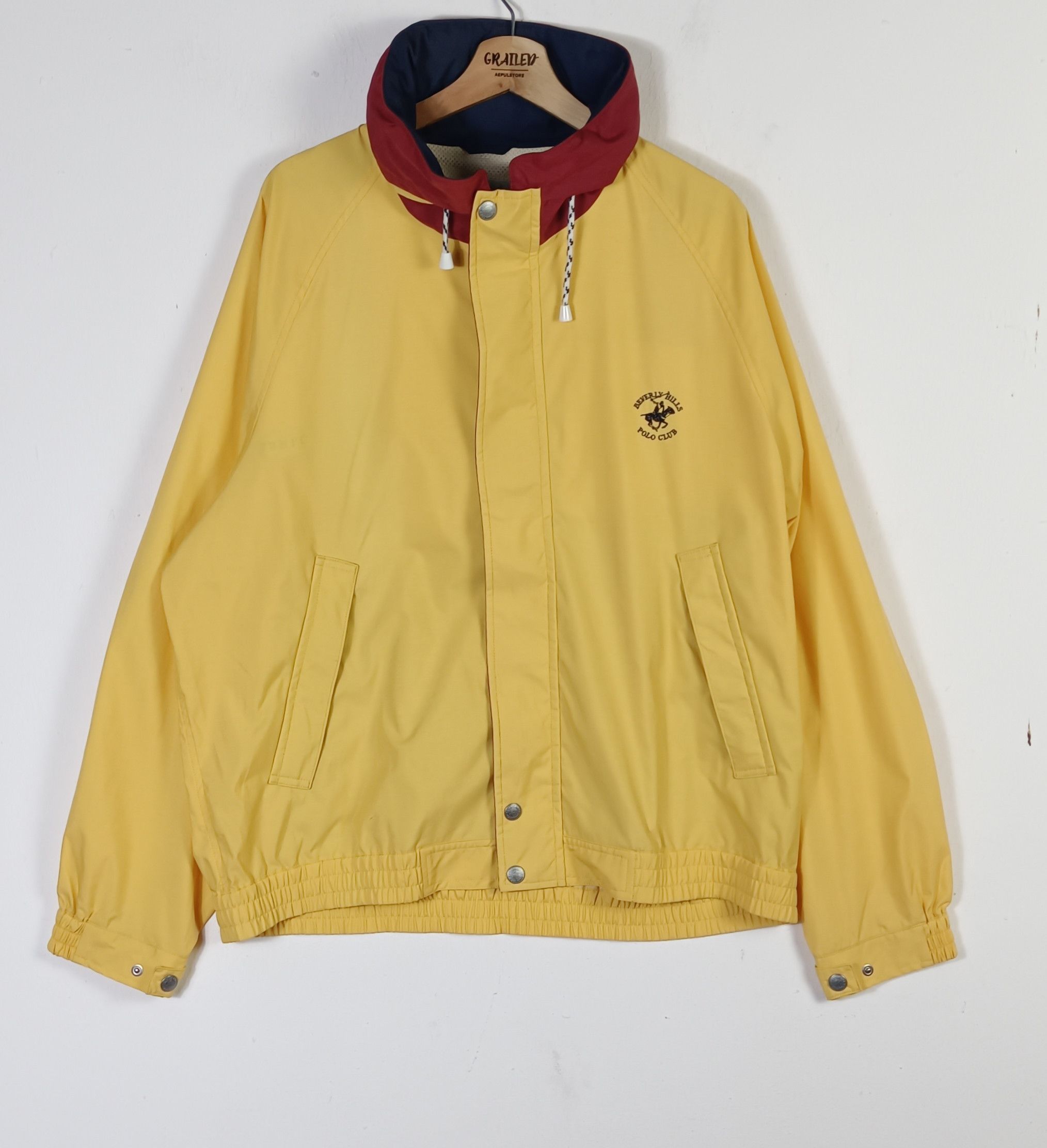 Beverly Hills Polo Club Vintage 90s Polo Club Baverly Hills Windbraker Size US XXL / EU 58 / 5 - 1 Thumbnail
