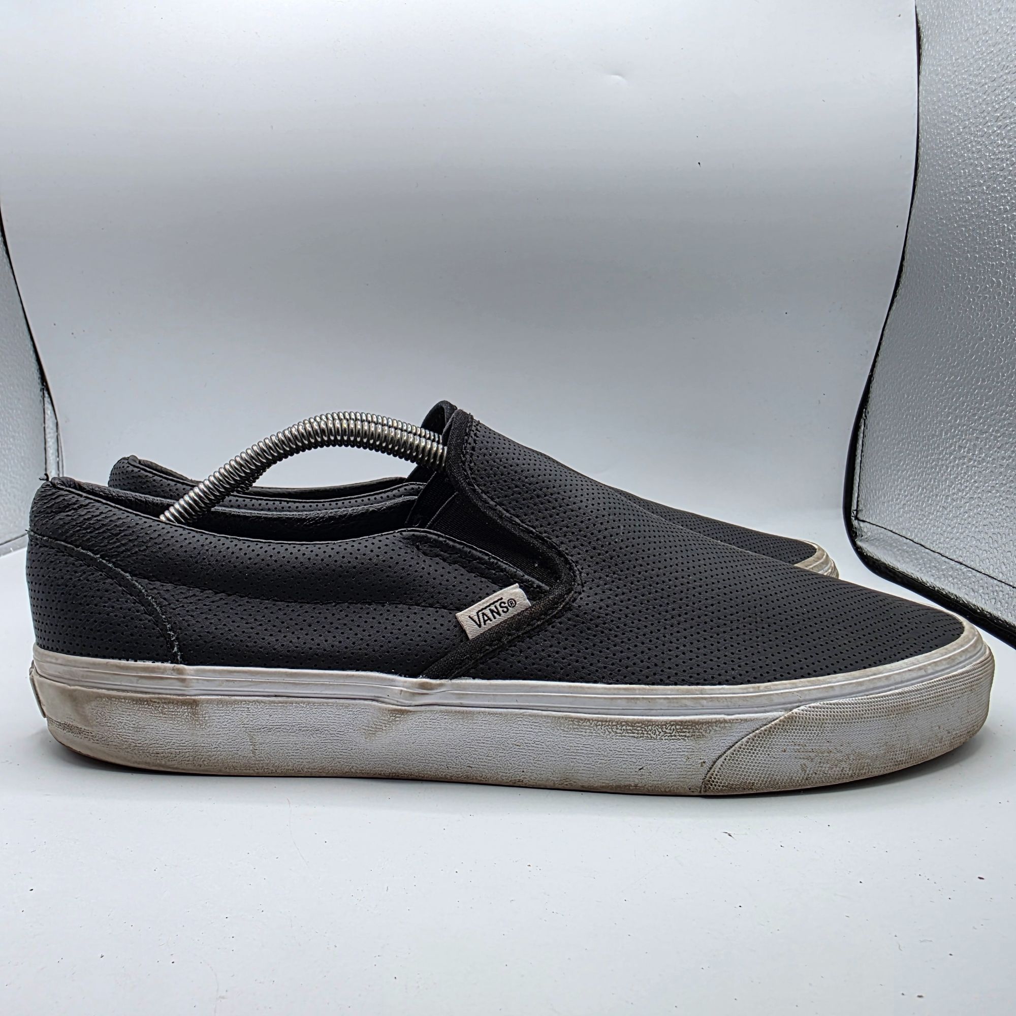 Vans Vans Classic Slip On Perforated Mens Shoes Size 12 Black Cas Size US 12 / EU 45 - 12 Thumbnail
