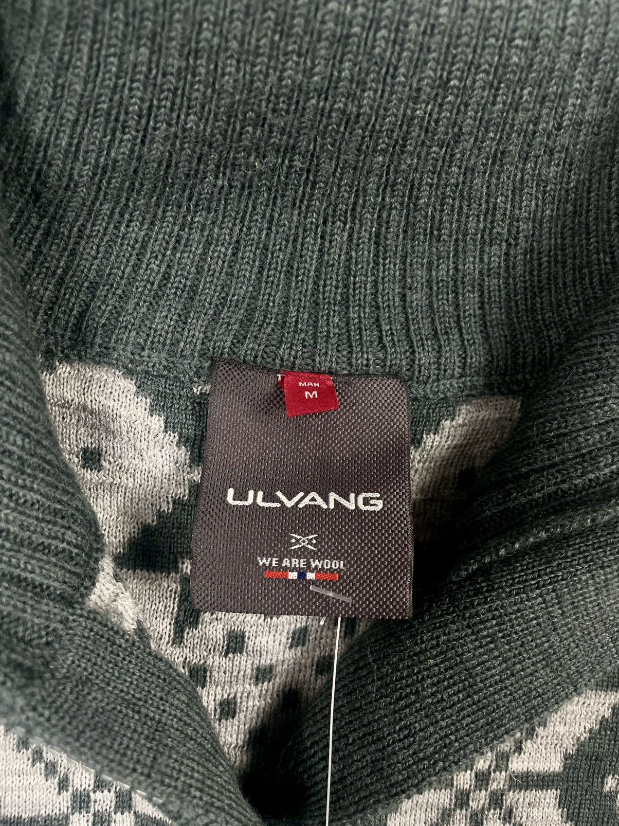 Ulvang Ulvang M HalfZip Quarter-Zip Wool Sweater Dark Green Ski egv Size US M / EU 48-50 / 2 - 4 Thumbnail