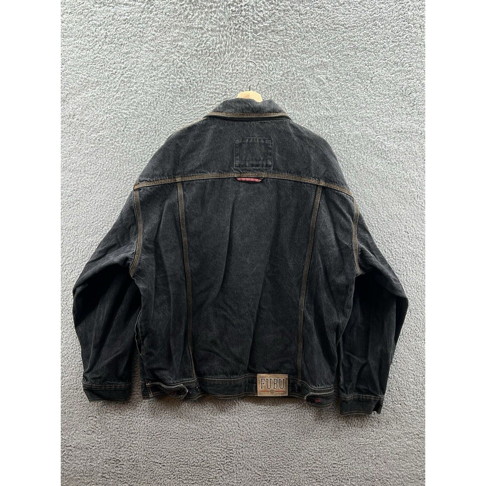 Fubu FUBU Since 1992 Mens Vintage Gray Y2K Jean Jacket Size XL Size US XL / EU 56 / 4 - 2 Thumbnail