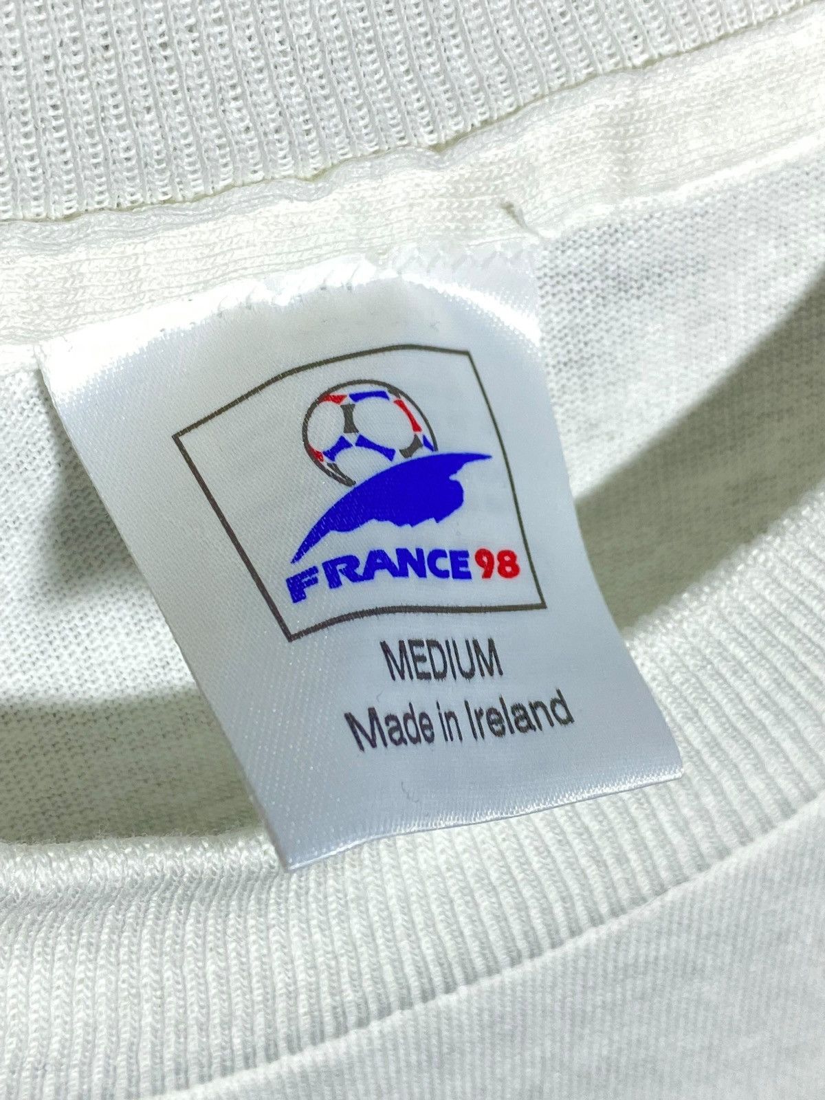 Vintage Vintage 1990s France World Cup Single Stitch Rare T-shirt Size US M / EU 48-50 / 2 - 18 Thumbnail