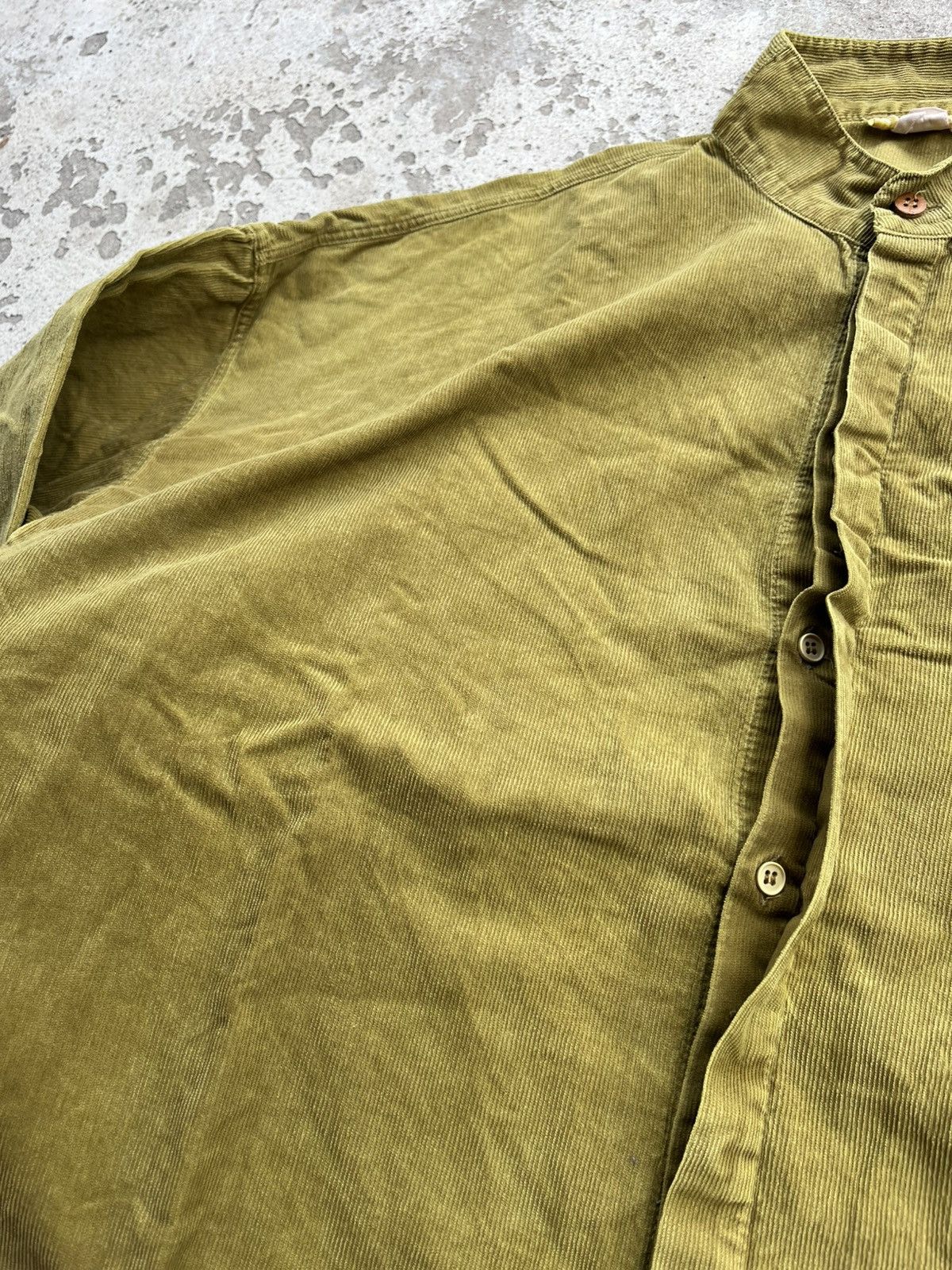 Versace 70s 🔥 Gianni Versace Faded Corduroy Shirt Thrashed Overshirt Size US L / EU 52-54 / 3 - 15 Thumbnail