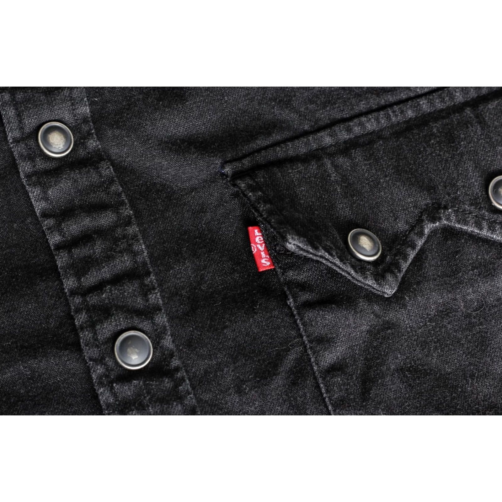 Levi's LEVI’S Sawtooth Western Denim Shirt Men S Snap Long Sleeve VG3802 Size US S / EU 44-46 / 1 - 4 Thumbnail