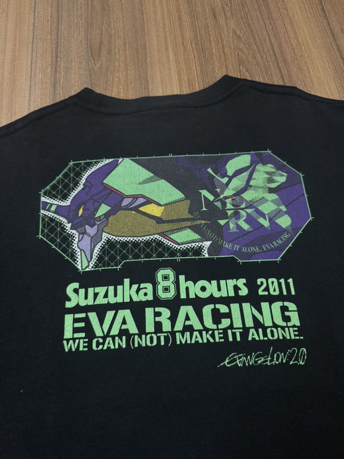 Anime Distress Anime evangelion eva racing Size US M / EU 48-50 / 2 - 2 Thumbnail