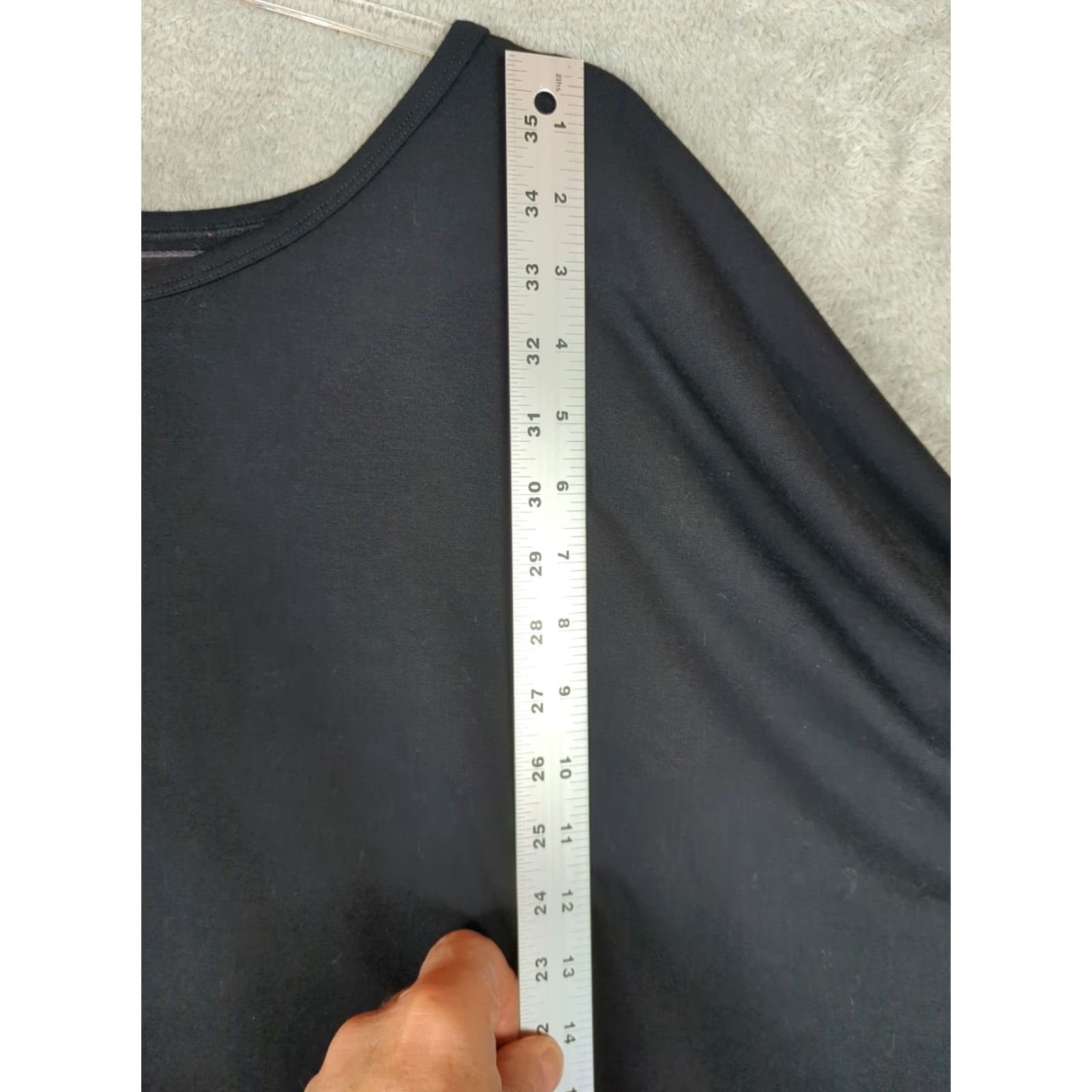 Spanx Spanx 3/4 Dolman Sleeve Top Women 1X Black Pullover Sweatshirt Activewear Casual Modern City Size XL / US 12-14 / IT 48-50 - 6 Thumbnail