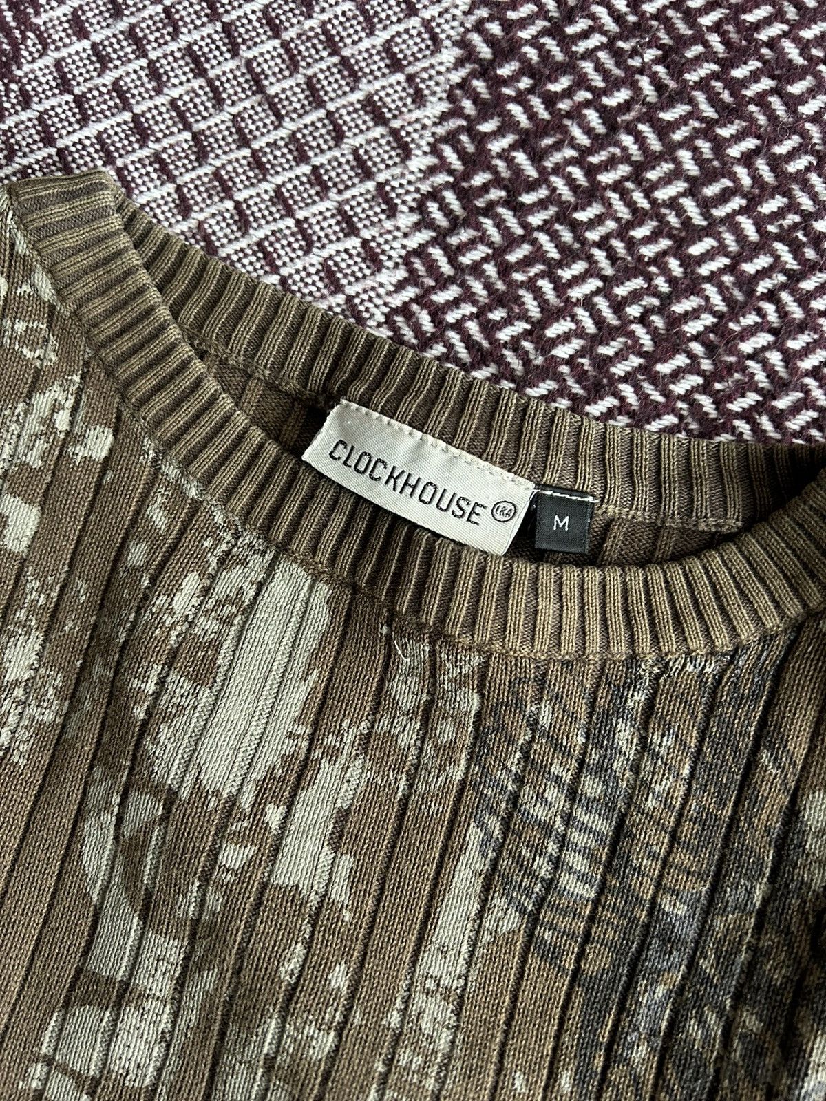 Japanese Brand Vintage Clockhouse Japanese Style Y2K Knitted Sweater Sz M Size US M / EU 48-50 / 2 - 6 Thumbnail