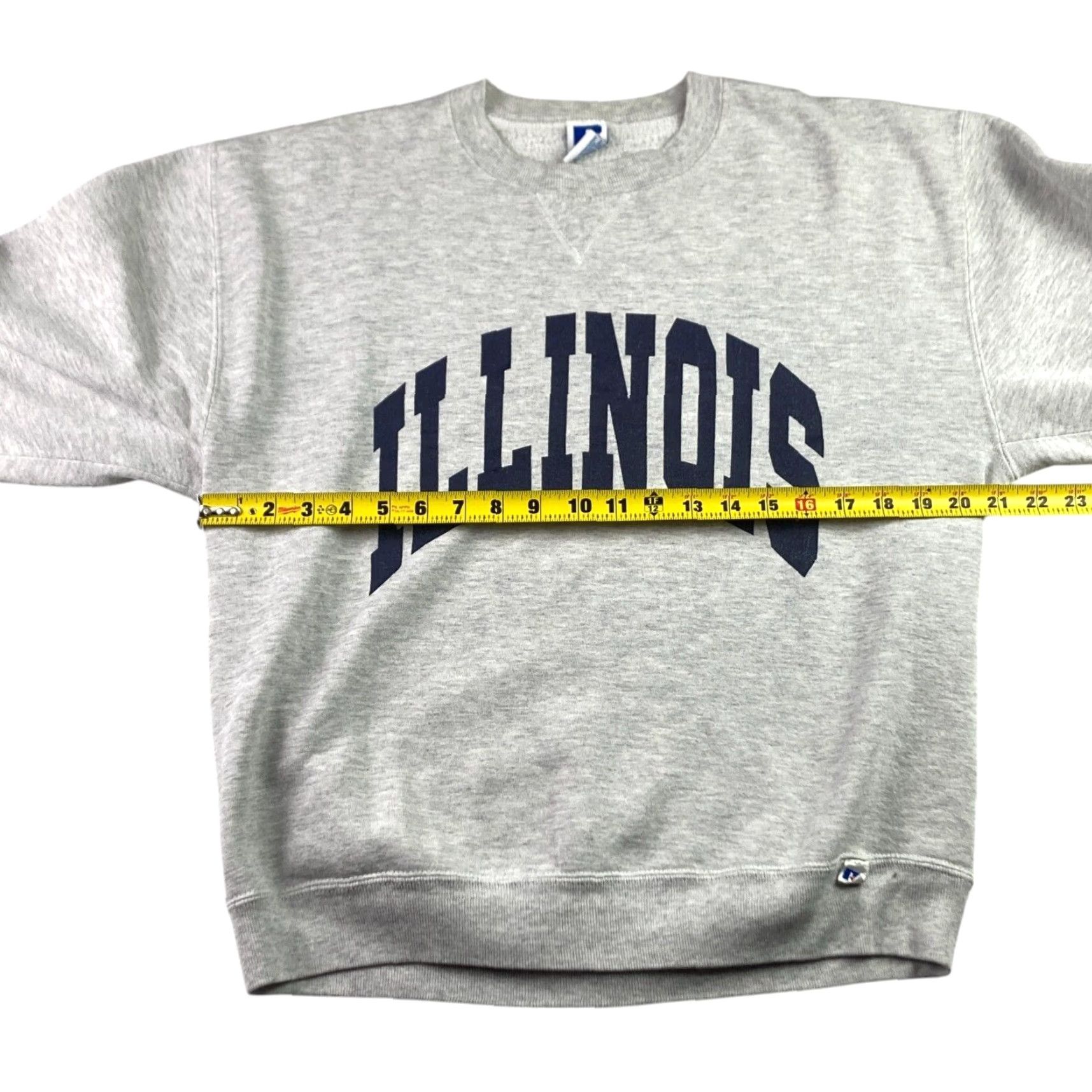 Russell Athletic VINTAGE Illinois Illini x Russell Athletics Crew Neck Sweatshirt Gray Large Size US L / EU 52-54 / 3 - 6 Thumbnail