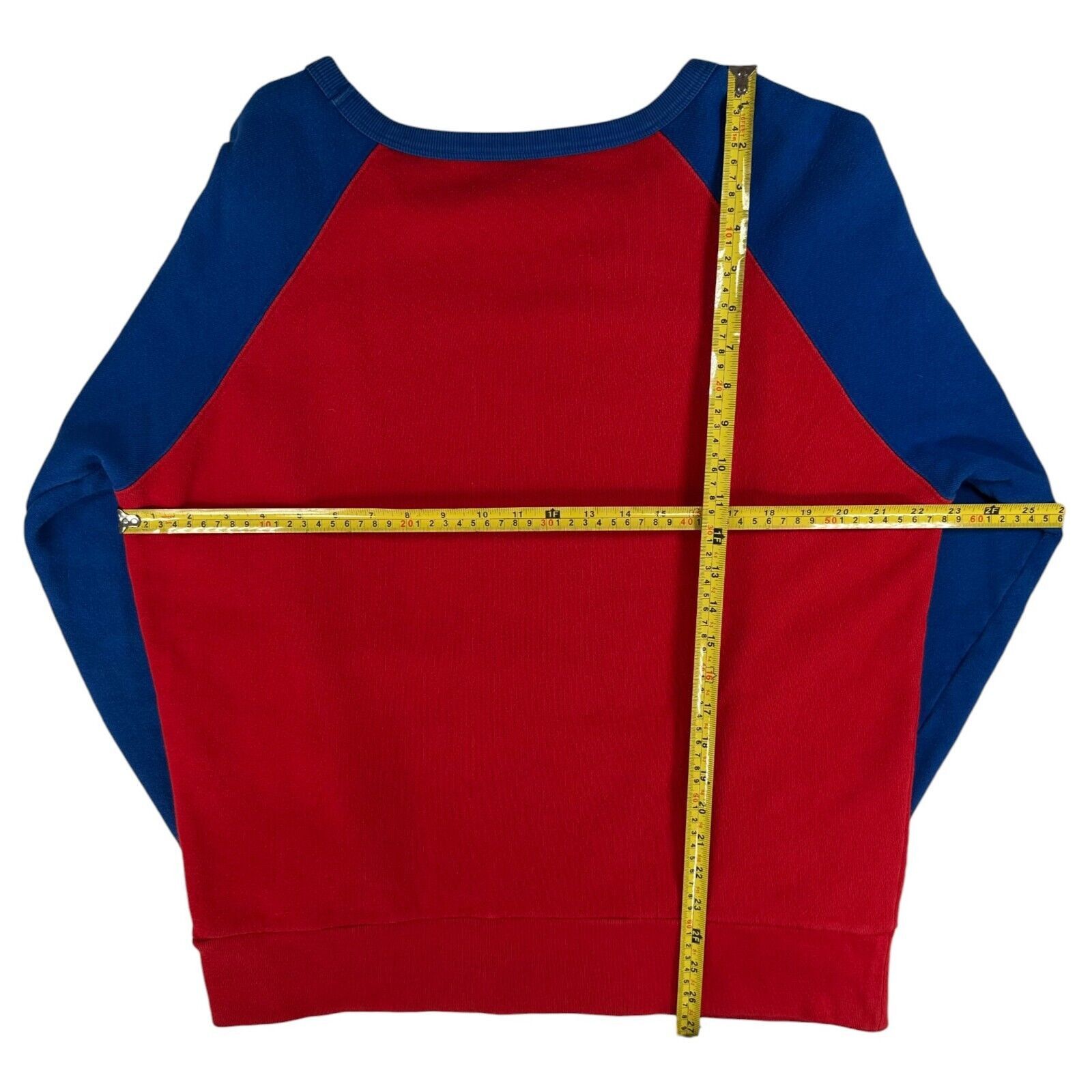 Gucci Gucci Size S Sweatshirt Red Blue Cotton Jersey Logo Print Size US S / EU 44-46 / 1 - 2 Thumbnail