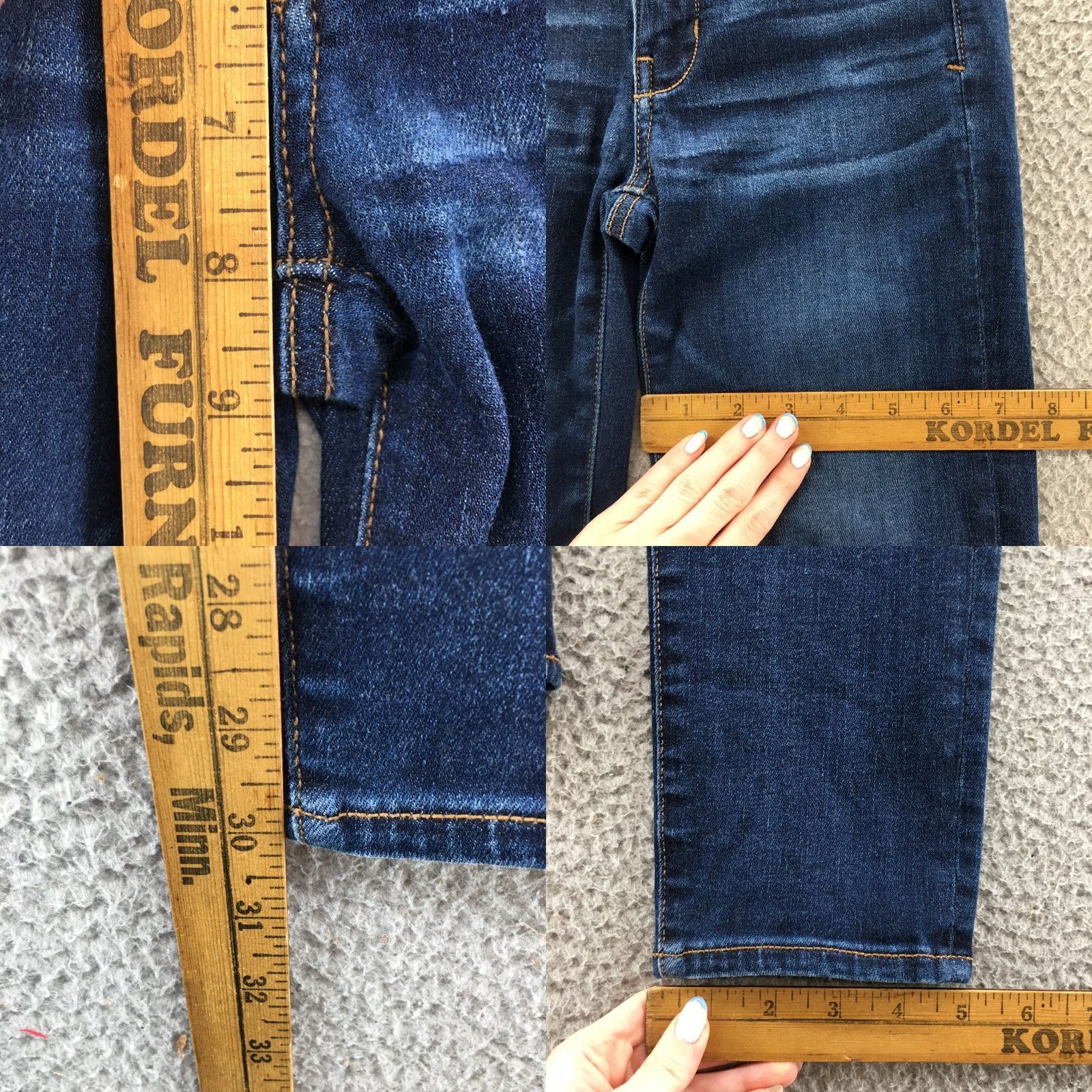 American Eagle Outfitters American Eagle Outfitters Skinny Jeans Womens 00R Blue Dark Wash Denim Zip Jeans Womens Blues Skinny 00R Regular Mens? Size 24" / US 00 / IT 34 - 8 Thumbnail