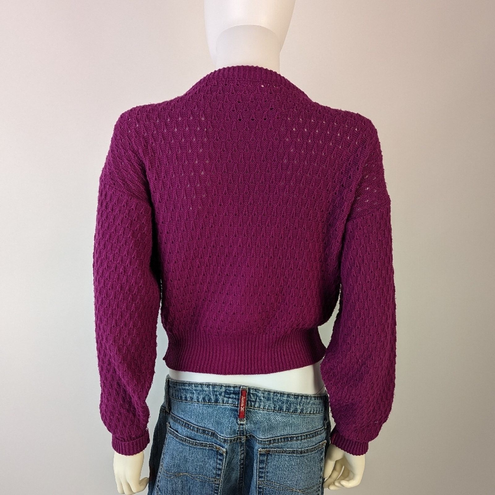 Vintage Vintage 80's Knit The Complex Cardigan M Size M / US 6-8 / IT 42-44 - 5 Thumbnail