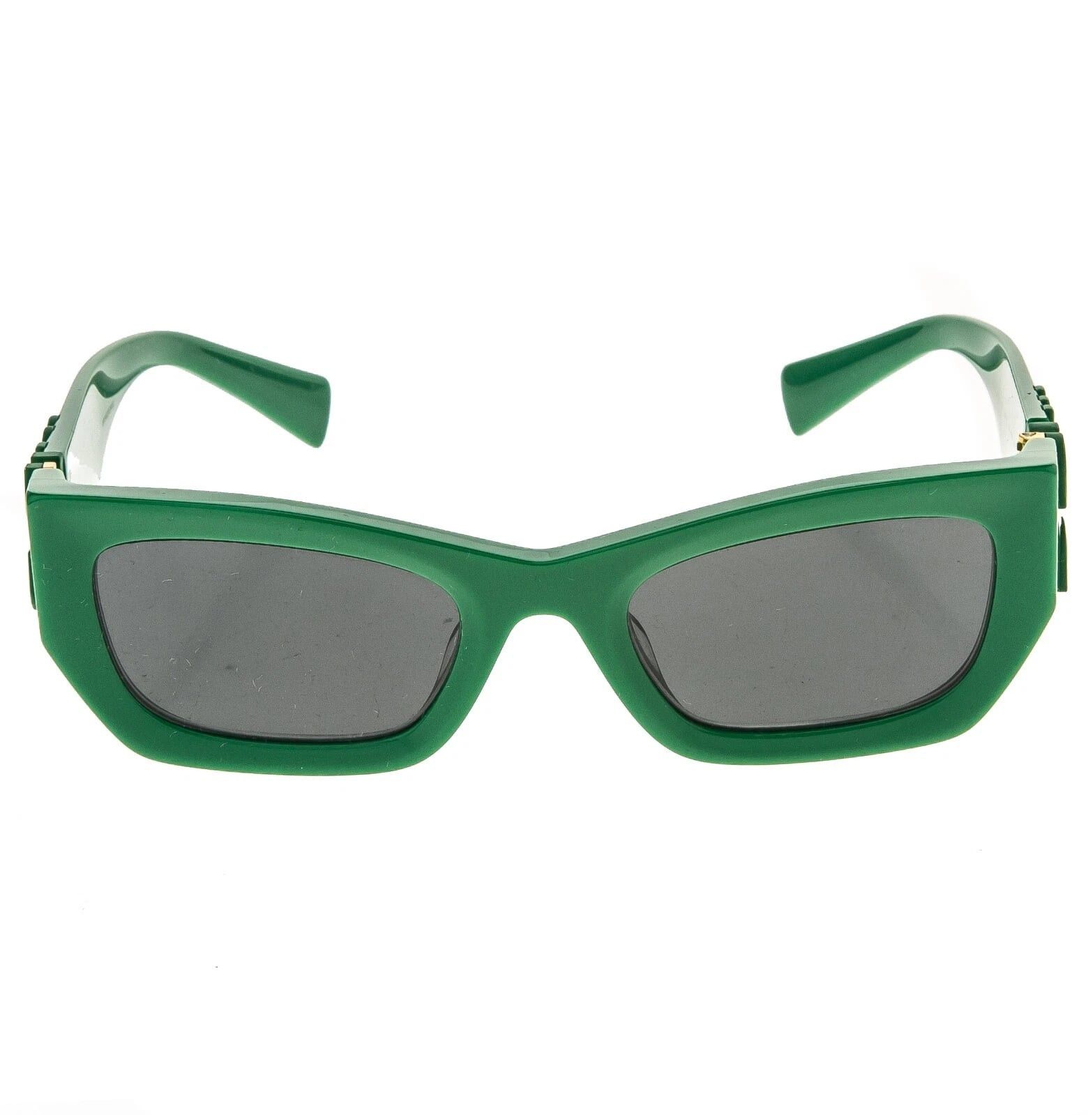 Miu Miu MIU MIU LOGO MU09WS Green Matte Logo Geometric Luxury 09W Size ONE SIZE - 5 Thumbnail