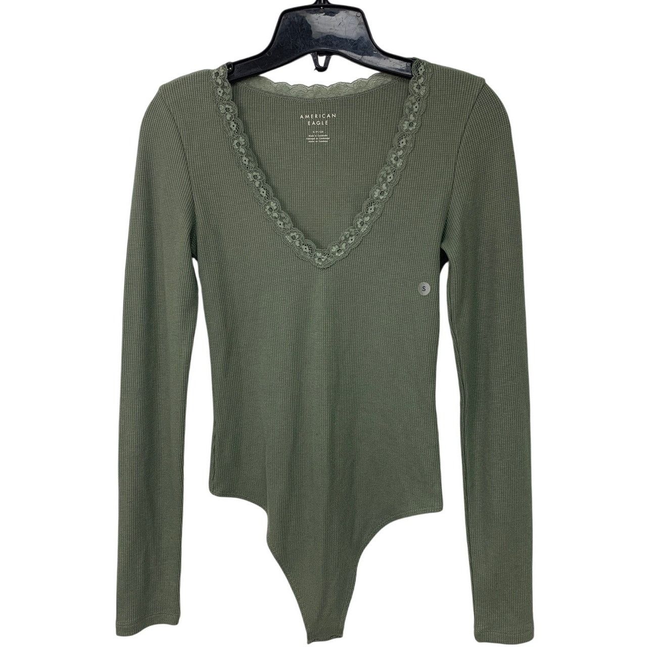 American Eagle Outfitters New American Eagle Womens Small Snap Closure Bodysuit Size S / US 4 / IT 40 - 1 Thumbnail