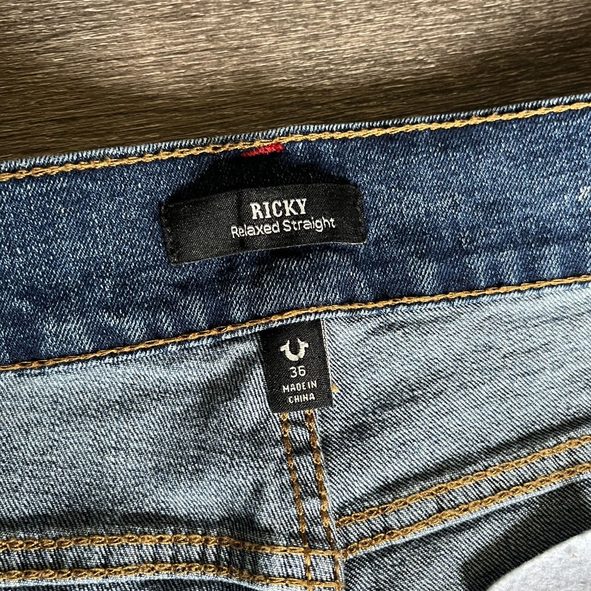 True Religion Vintage 2000s True Religion Ricky Straight Denim Jeans 36 Size US 36 / EU 52 - 11 Thumbnail