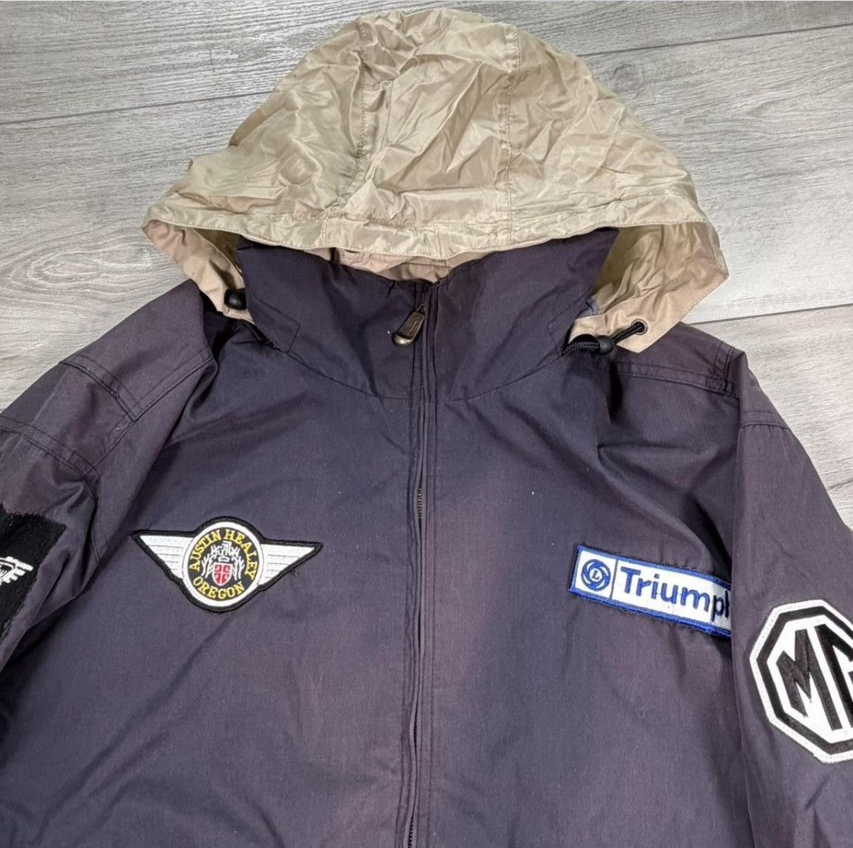 Pacific Trail Vintage Austin Healey Triumph MG Patch Jacket XL Motorsport Size XL / US 12-14 / IT 48-50 - 6 Thumbnail