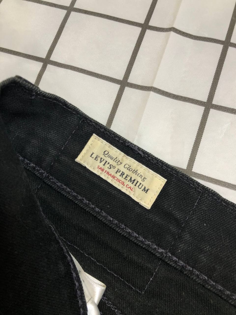 Levi's Mens LEVI STRAUSS 512 Black Stretch Denim Big E Jeans Size US 34 / EU 50 - 10 Thumbnail