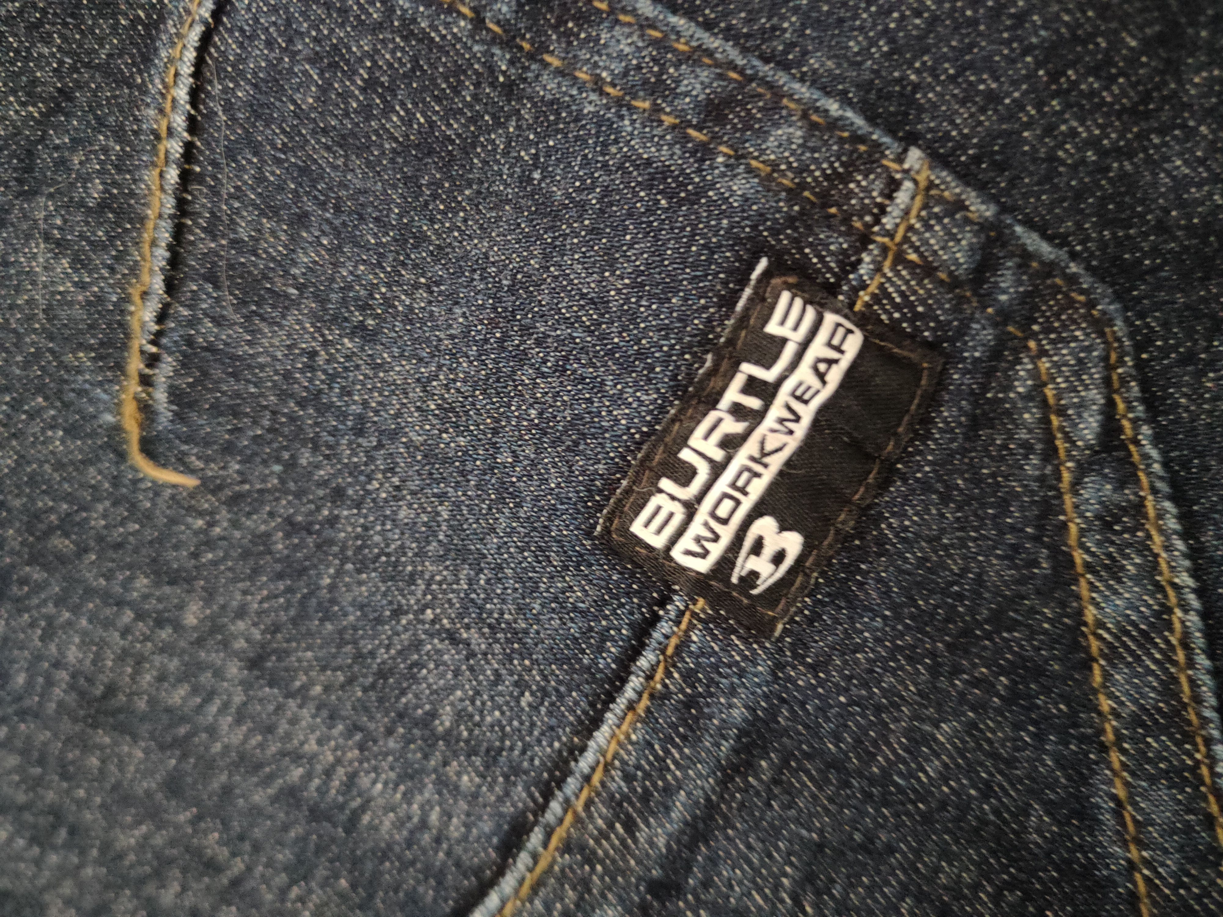 Japanese Brand DL Burtle Dark Blue Distressed Ripped Jeans #2349 Size US 30 / EU 46 - 15 Thumbnail