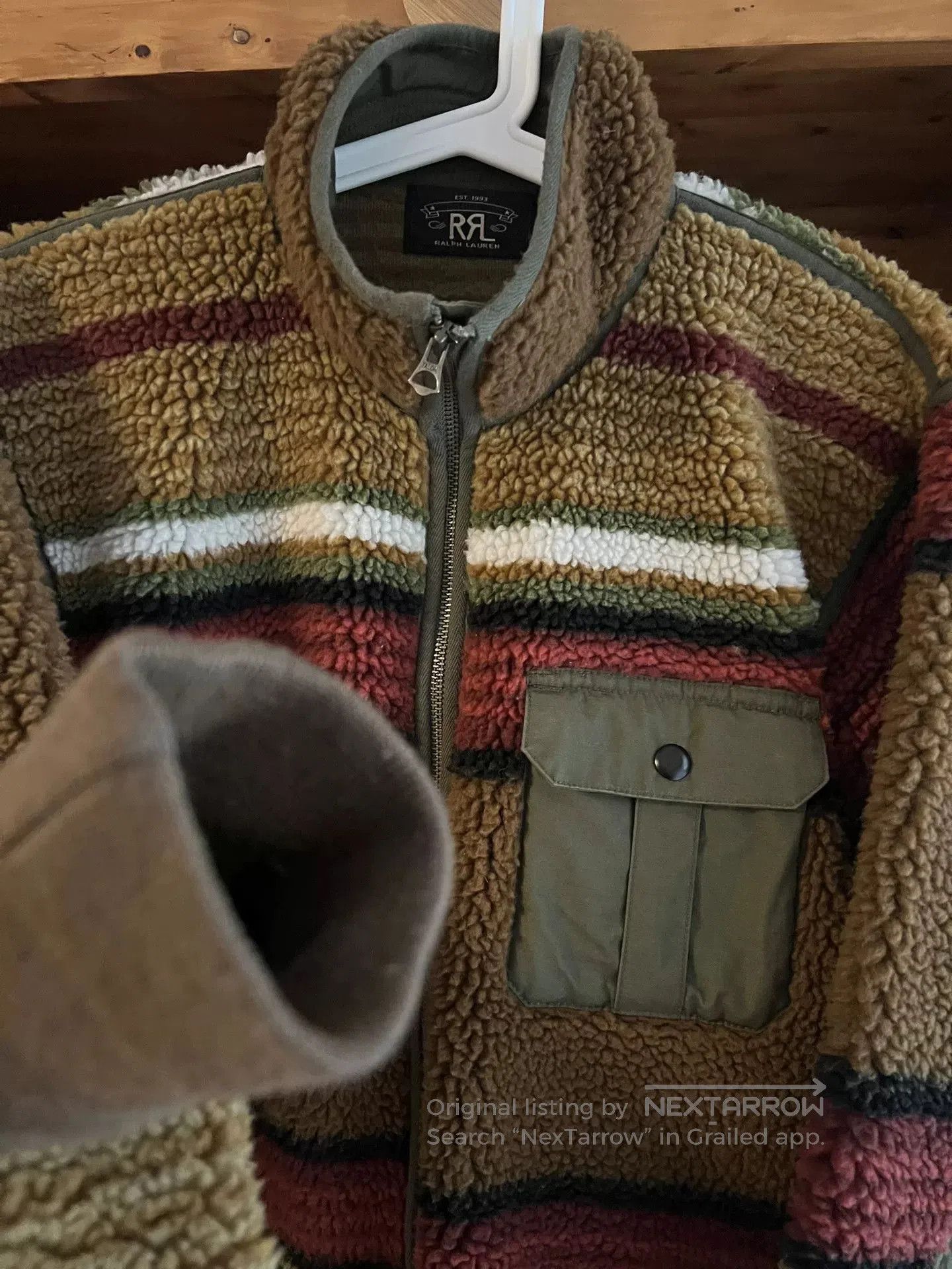 RRL Ralph Lauren vintage rrl fleece jacket with retro pattern. Size US M / EU 48-50 / 2 - 4 Thumbnail