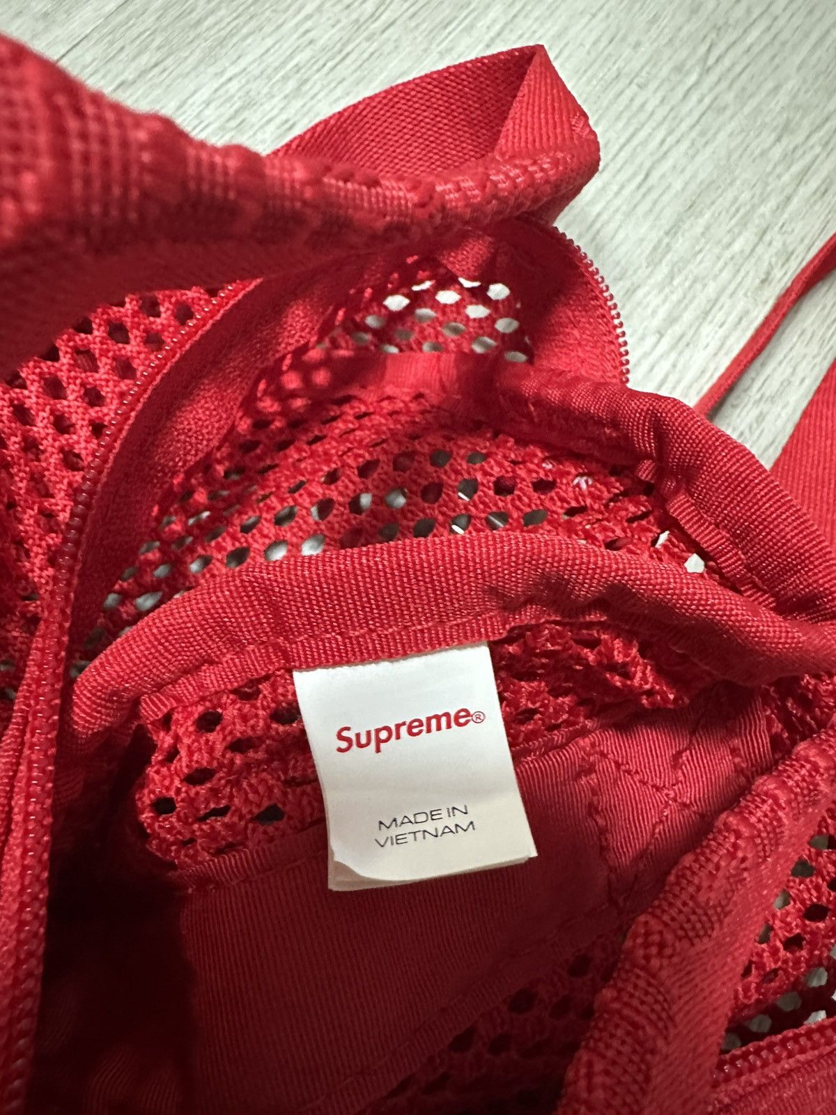 Supreme Supreme Mesh Bag ‘Red’ Size ONE SIZE - 3 Thumbnail