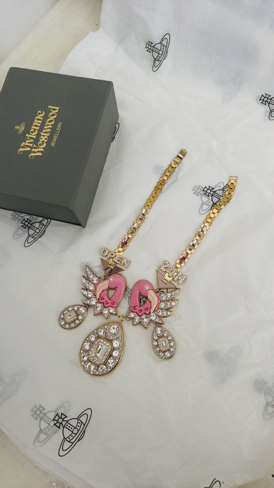 Vivienne Westwood Vivienne Westwood RARE NEW NECKLACE “OPEN 24H” SS16 Size ONE SIZE - 9 Thumbnail
