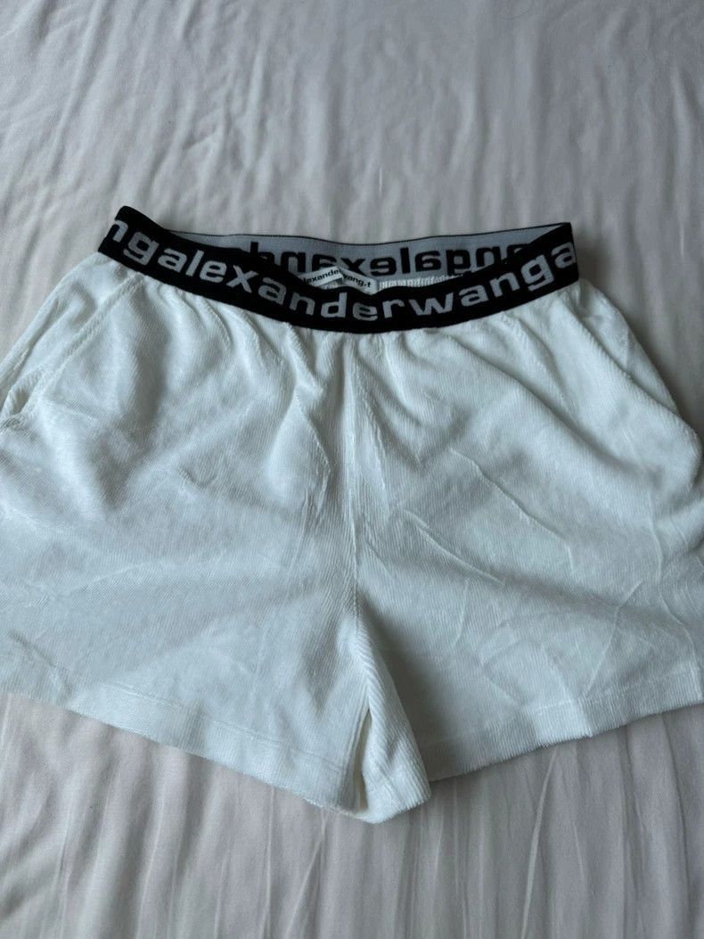 Alexander Wang Alexander Wang White Cropped Hoodie- Size XS / US 0-2 / IT 36-38 - 3 Thumbnail