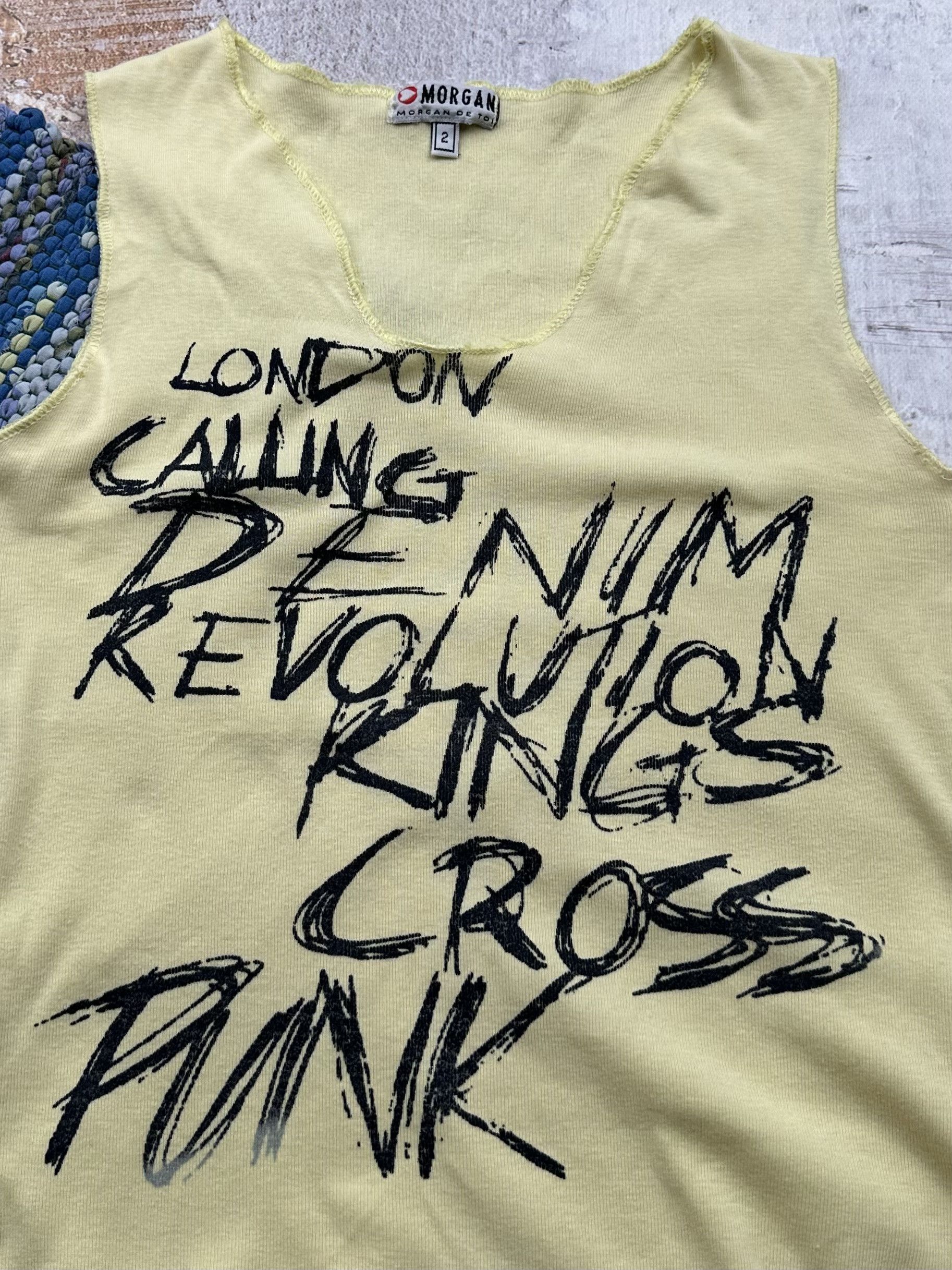 Japanese Brand Vintage Printed Tank Top A21(500) Size S / US 4 / IT 40 - 2 Thumbnail