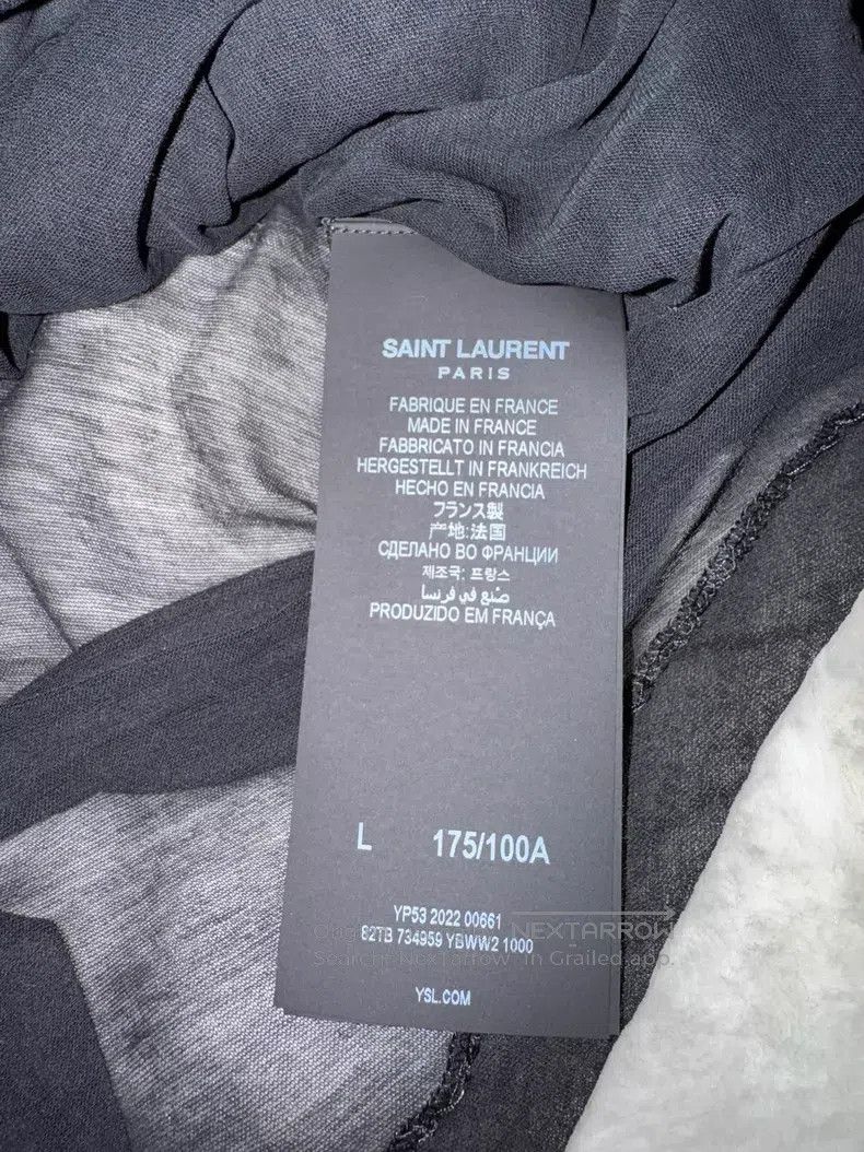 Saint Laurent Paris Saint Laurent Paris Crinkle Deep V Thin Mesh Underwear Shi Size US L / EU 52-54 / 3 - 4 Thumbnail