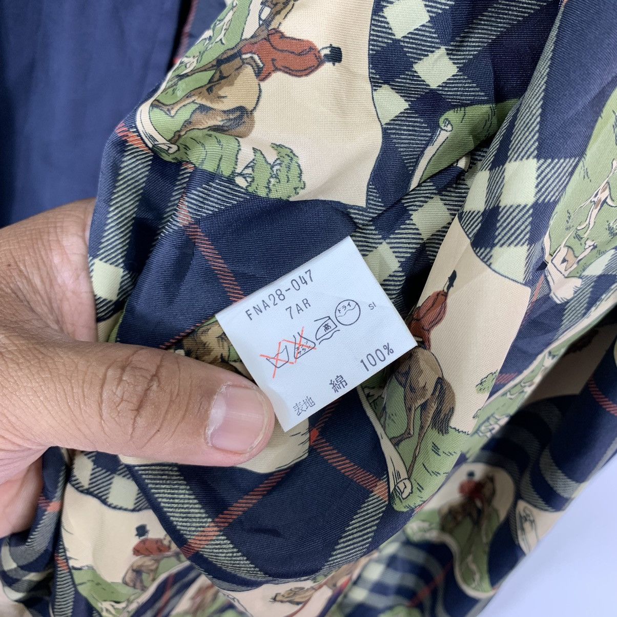 Burberry × Burberry Prorsum Vintage Burberrys Of London Photo Print Horse Overcoat Size US M / EU 48-50 / 2 - 10 Thumbnail