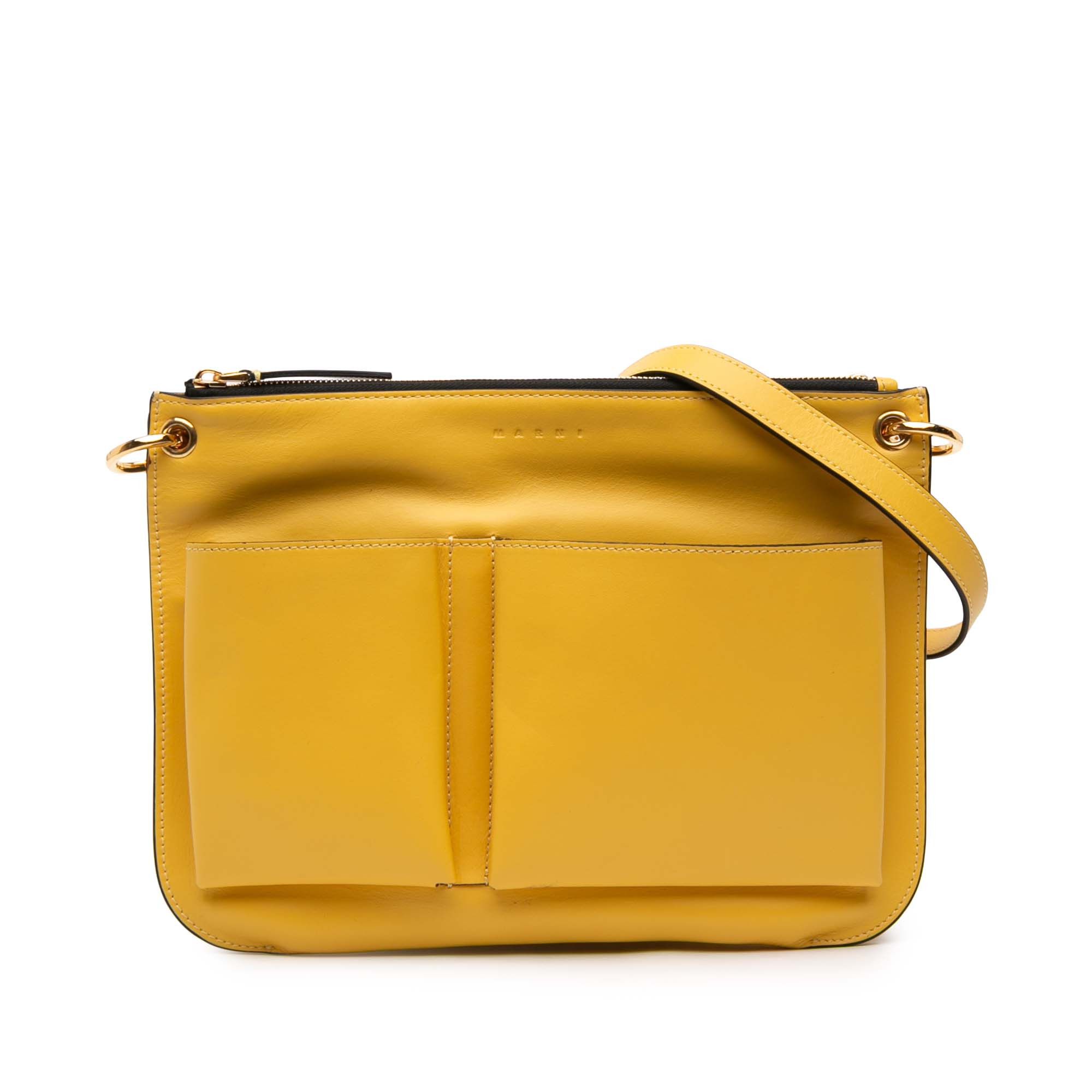 Marni Leather Pocket Crossbody Size ONE SIZE - 1 Thumbnail
