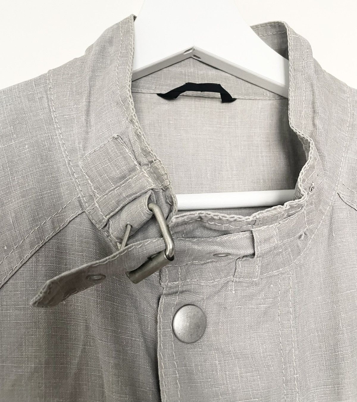 Belstaff × Vintage Belstaff grey linen jacket Size US M / EU 48-50 / 2 - 5 Thumbnail
