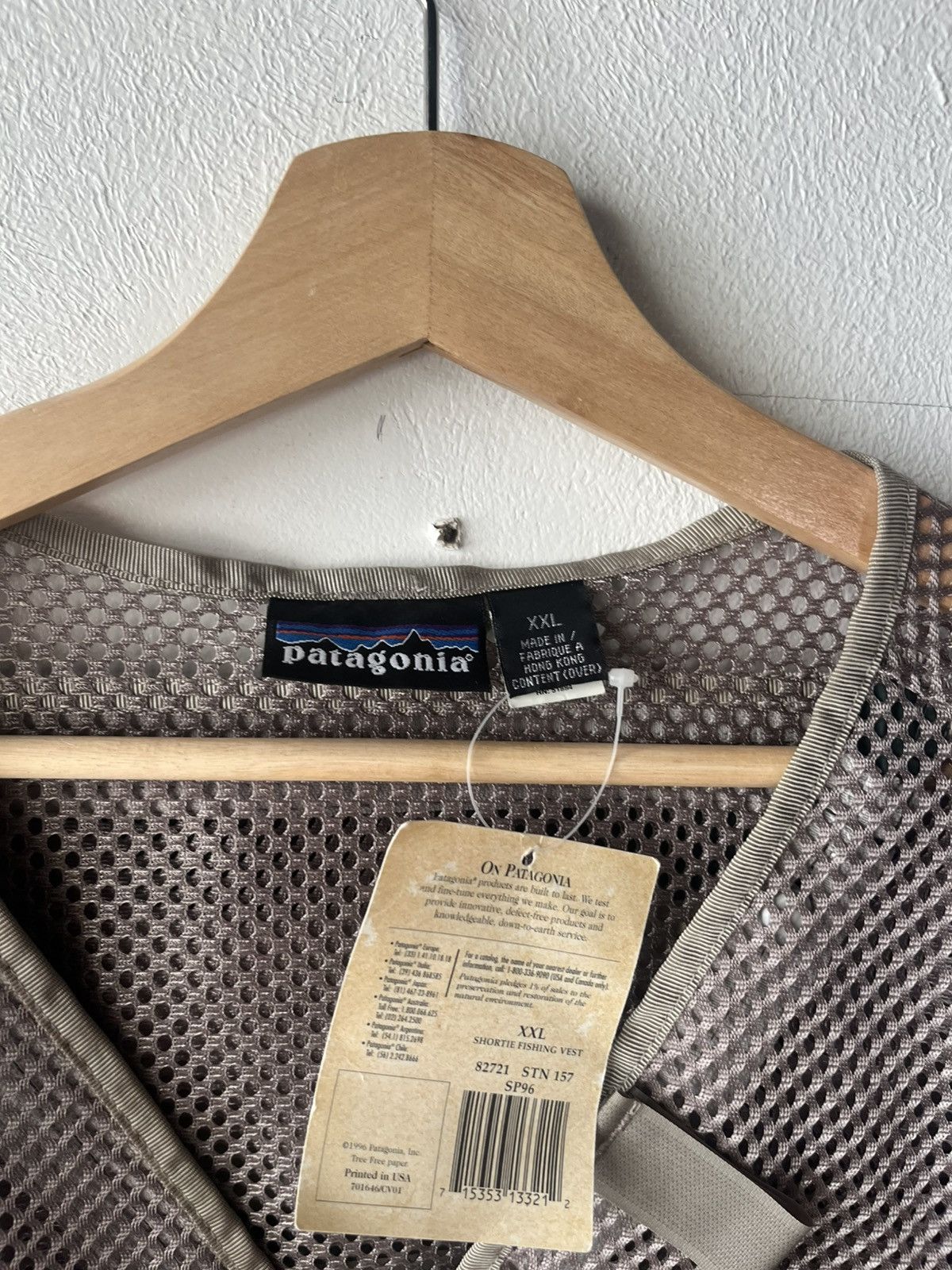 Patagonia Deadstock Patagonia 90s mesh fly fishing vest Size US XXL / EU 58 / 5 - 3 Thumbnail