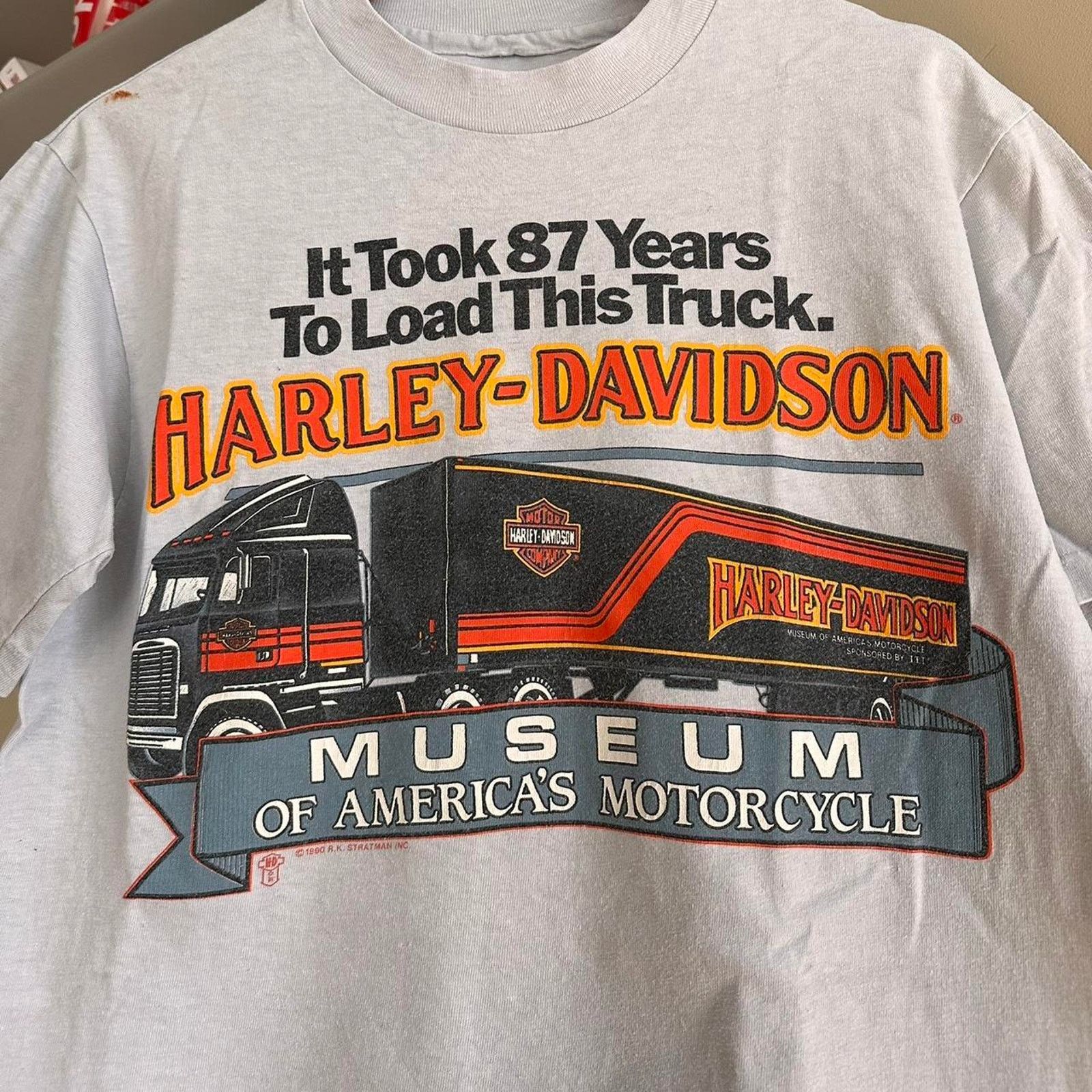 Harley Davidson × Vintage Vintage 1990 Harley Davidson Shirt Size US S / EU 44-46 / 1 - 2 Thumbnail