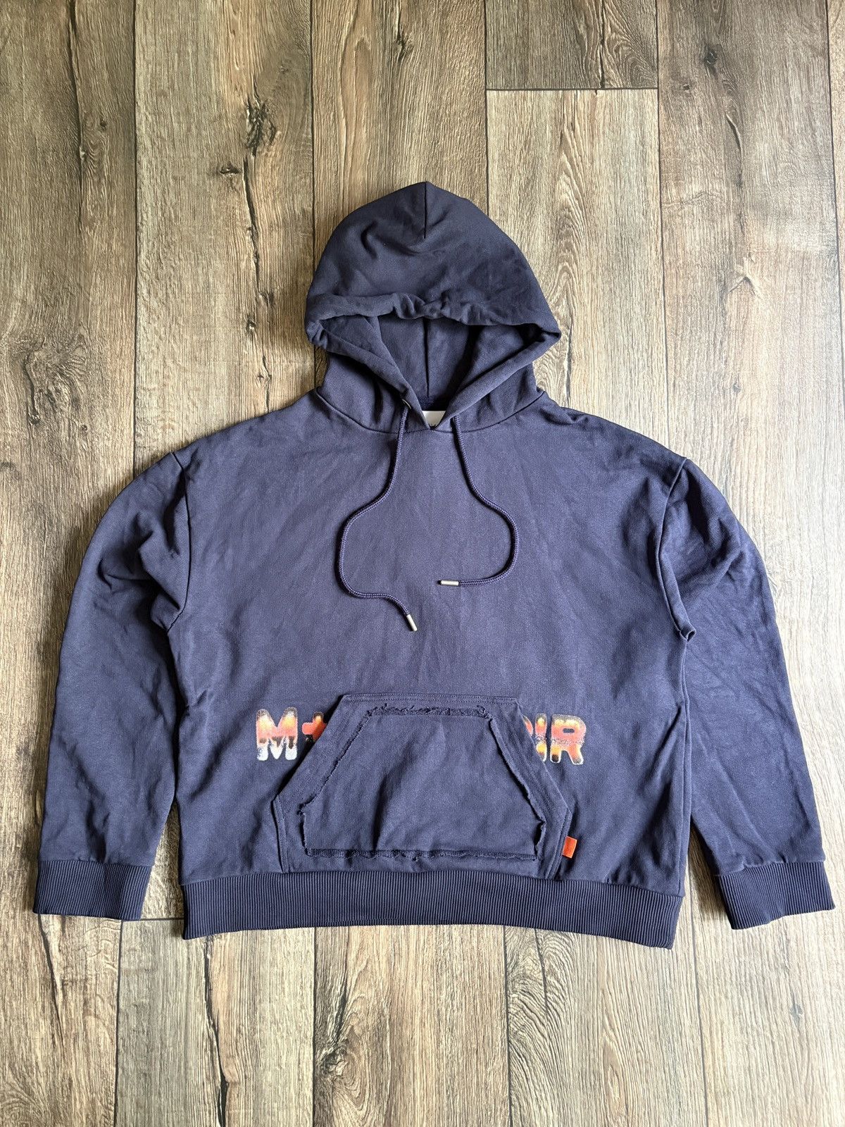 M+Rc Noir M+RC Noir Big Logo Blue Oversized Hoodie Y2K Size US S / EU 44-46 / 1 - 1 Thumbnail