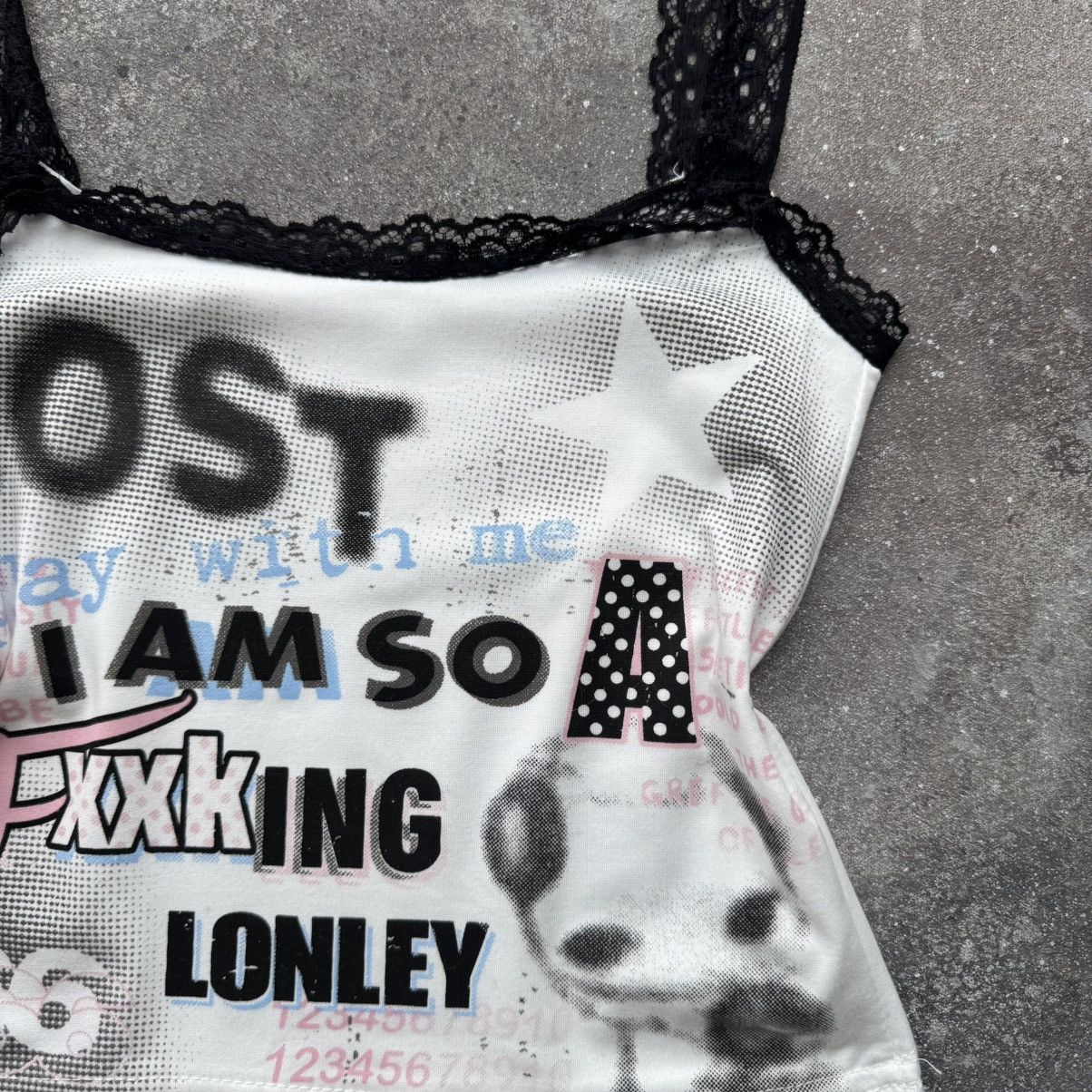 Hysteric Glamour Amazing 2000’s Aesthetic Gothic Y2K Glamour Tank Top Size US S / EU 44-46 / 1 - 4 Thumbnail