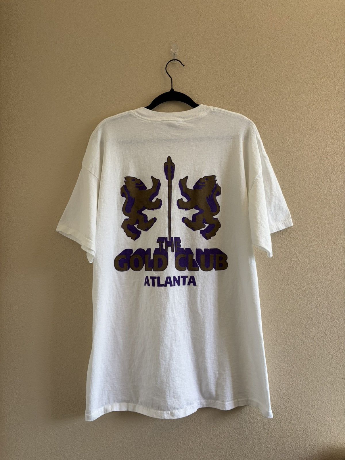 Vintage Vintage 90s The Gold Club Atlanta Strip Club Merch Tee XL Size US XL / EU 56 / 4 - 1 Thumbnail