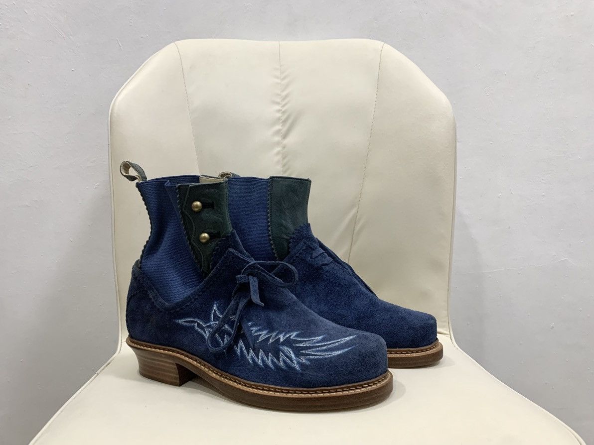 Number (N)ine Number (N)ine S/S08 “Birds” Double Layered Boots