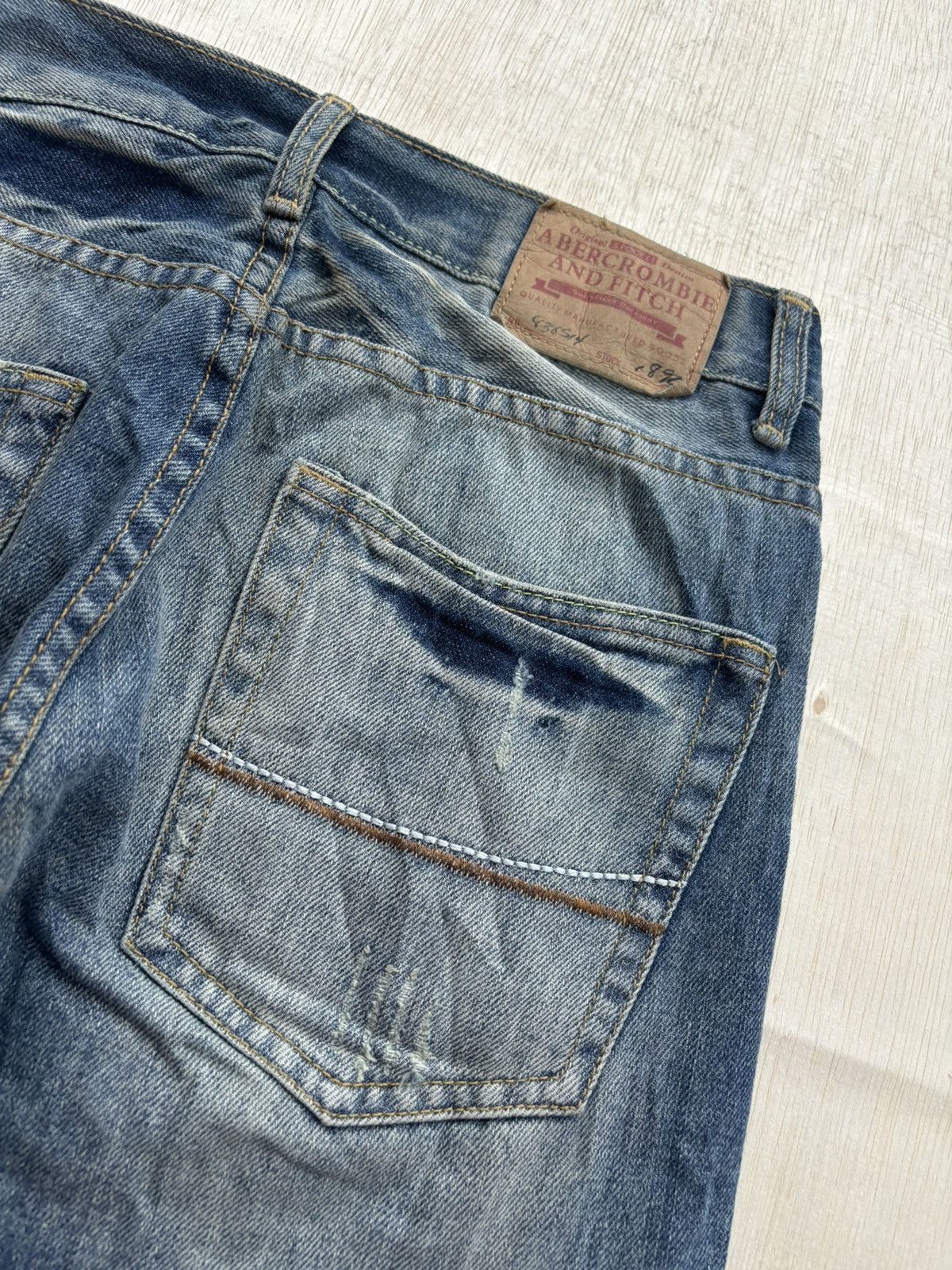 Hysteric Glamour × Japanese Brand Vintage Abercrombie And Fitch Paint Denim Jeans Size US 30 / EU 46 - 6 Thumbnail