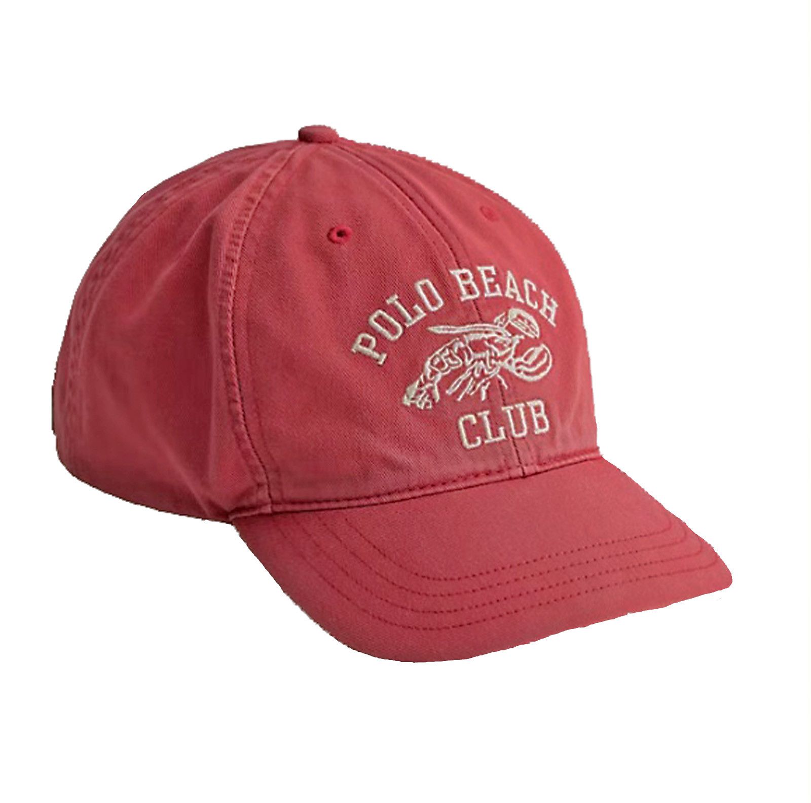 Polo Ralph Lauren NEW Vintage 2000 Polo Ralph Lauren Baseball Hat! Lobster Red Size ONE SIZE - 2 Thumbnail