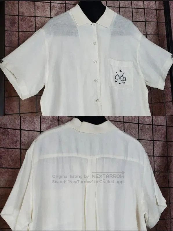 Dior Dior Embroidered Logo Short Sleeve Polo Shirt . Size US M / EU 48-50 / 2 - 3 Thumbnail