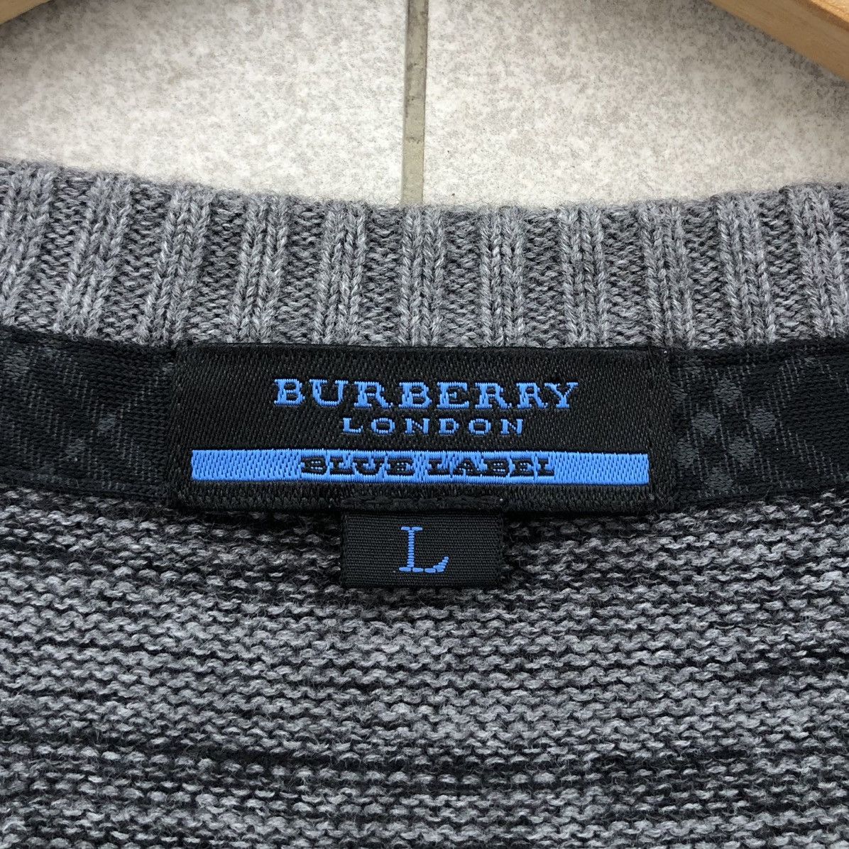Burberry Burberry London Blue Label Wool Striped Sweatshirt Size US M / EU 48-50 / 2 - 14 Thumbnail
