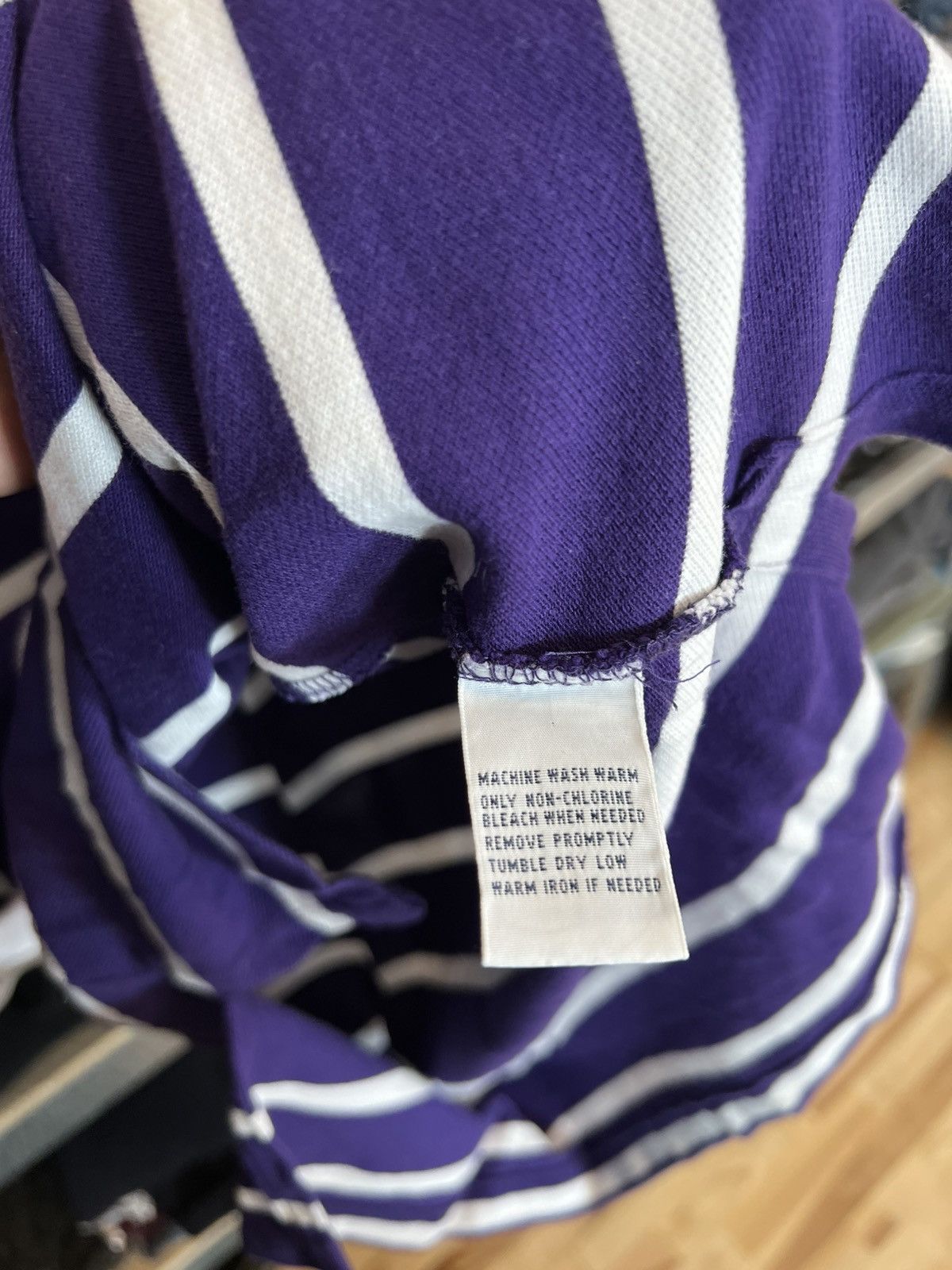 Polo Ralph Lauren × Ralph Lauren Vintage Polo Ralph Lauren Short Sleeve Striped T-Shirt Sz XL Size US XL / EU 56 / 4 - 5 Thumbnail