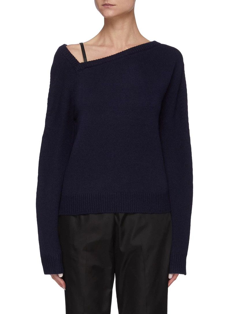 Helmut Lang HELMUT LANG A wool sweater Size S / US 4 / IT 40 - 1 Thumbnail