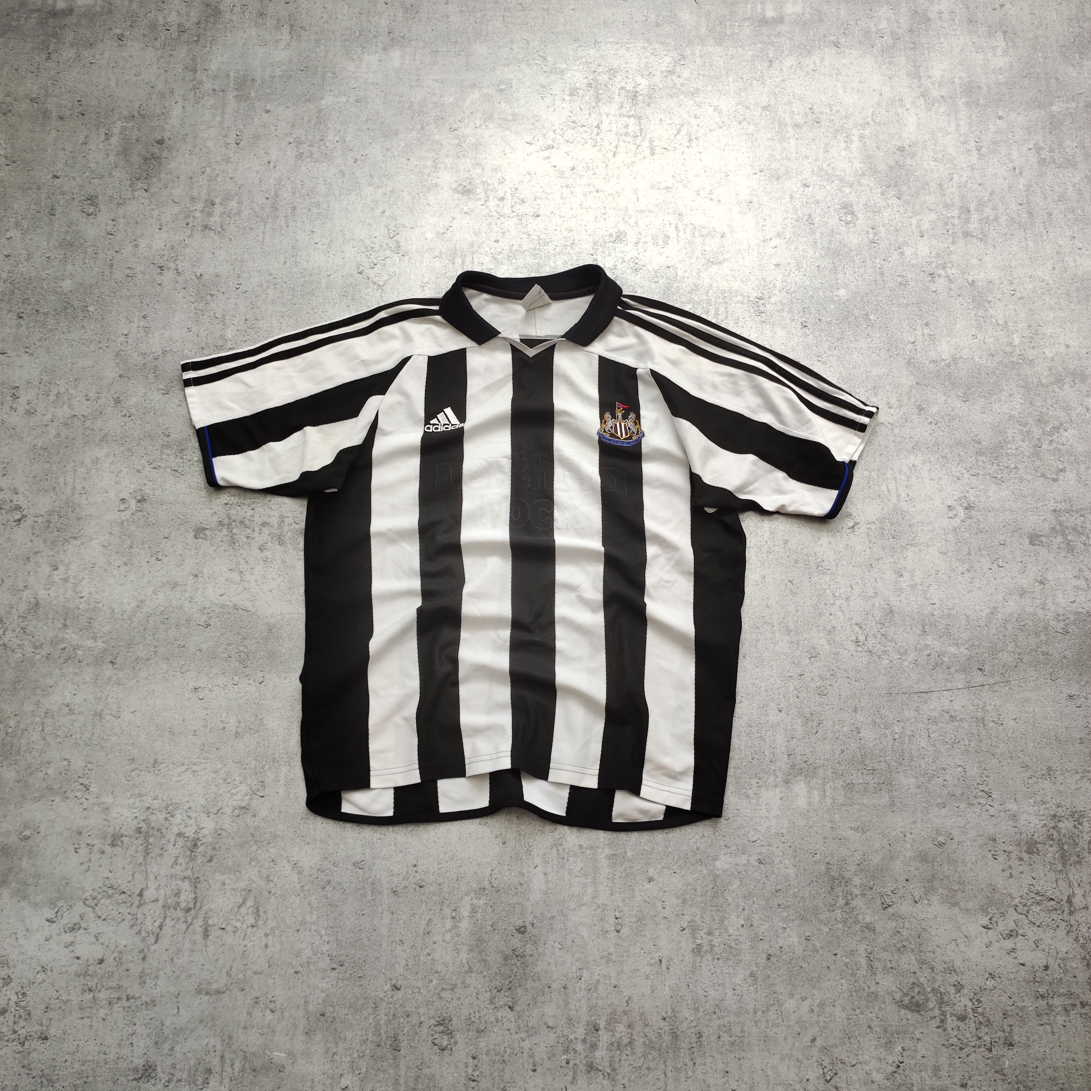 Adidas × Vintage RARE 2003 Adidas x Newcastle United Retro Football Jersey Size US M / EU 48-50 / 2 - 1 Thumbnail
