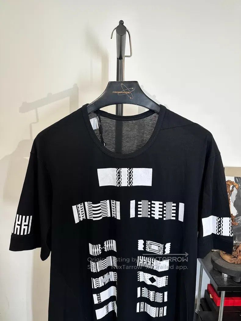 Boris Bidjan Saberi Boris Bidjan Saberi Printed crewneck short sleeve t-shirt| Size US XL / EU 56 / 4 - 4 Thumbnail