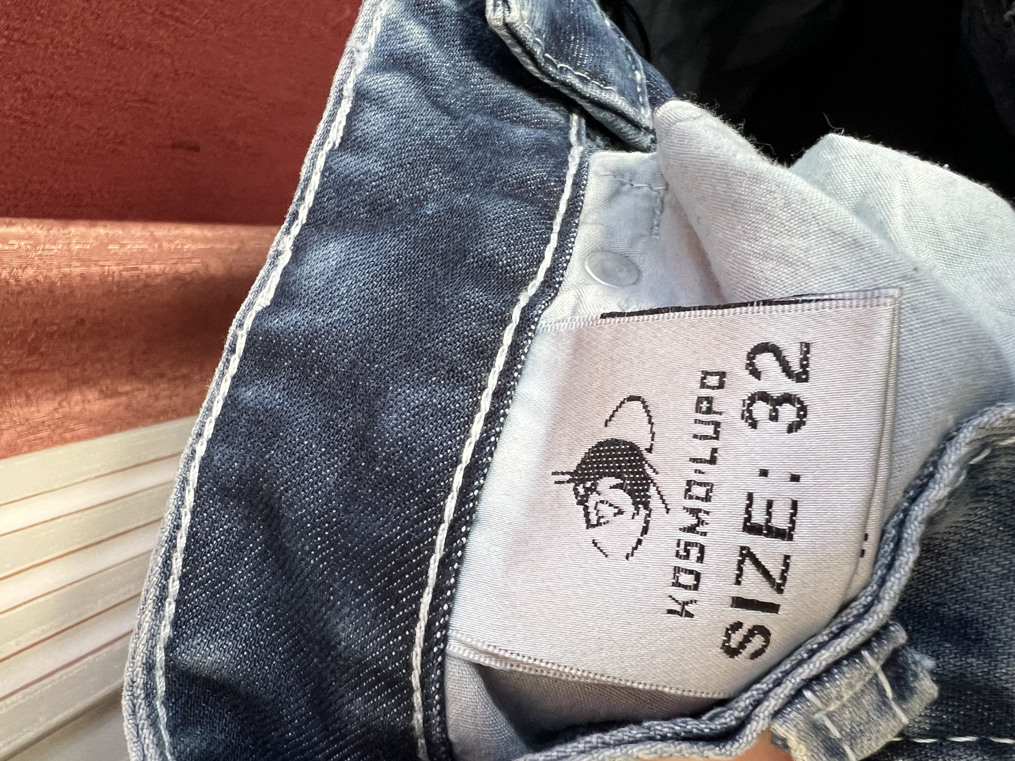 Japanese Brand VINTAGE KOSMO LUPO JAPANESE ARCHIVAL PATCHWORK JEANS Size US 32 / EU 48 - 9 Thumbnail